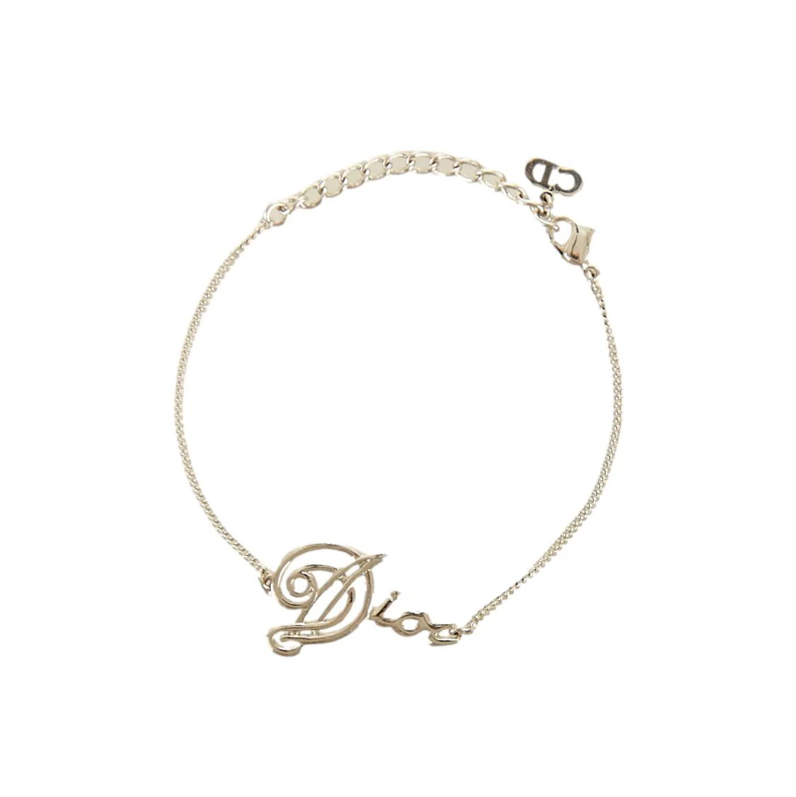 Dior Silver Logo Bracelet/Earring Set - Image 2