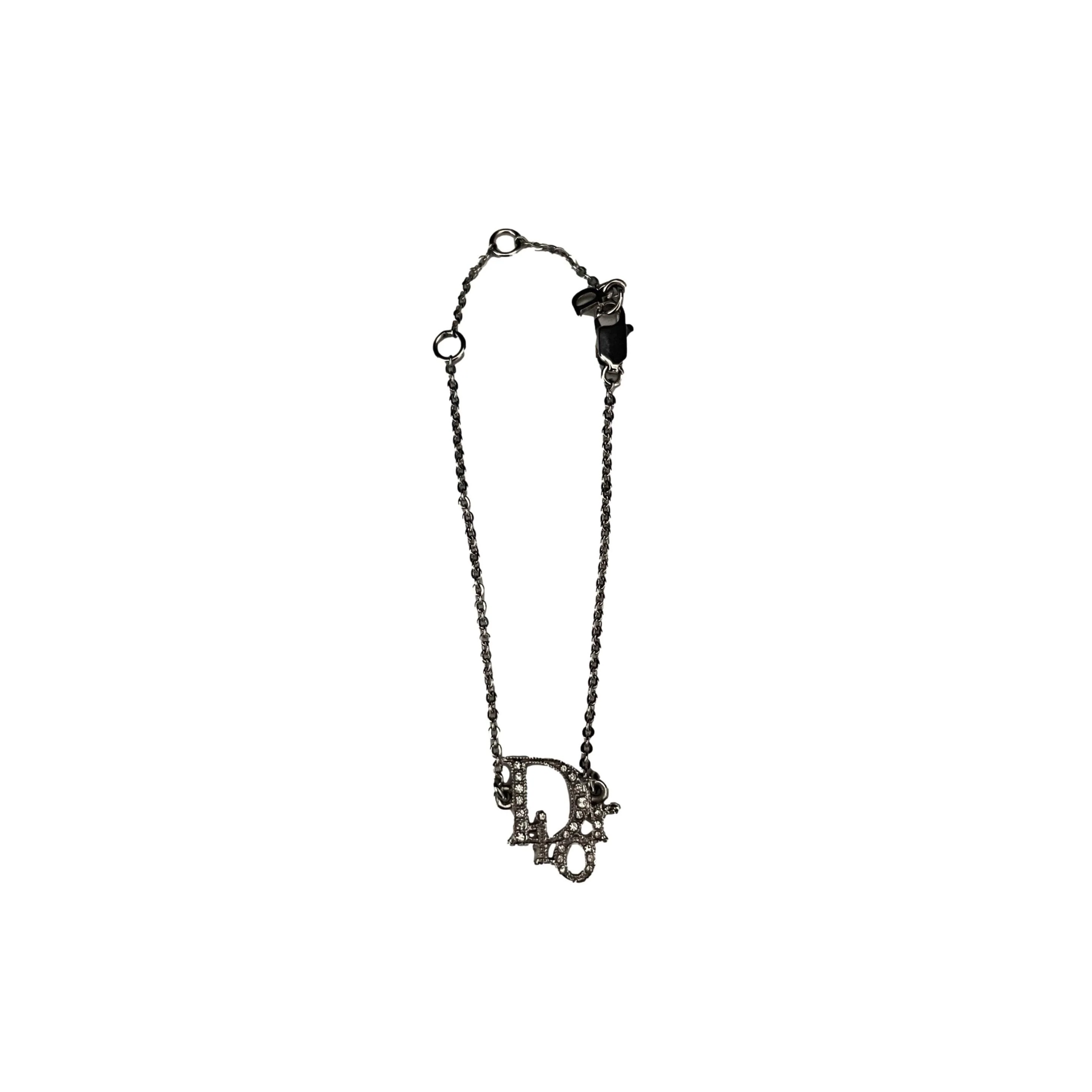 Dior Silver Rhinestone Bracelet