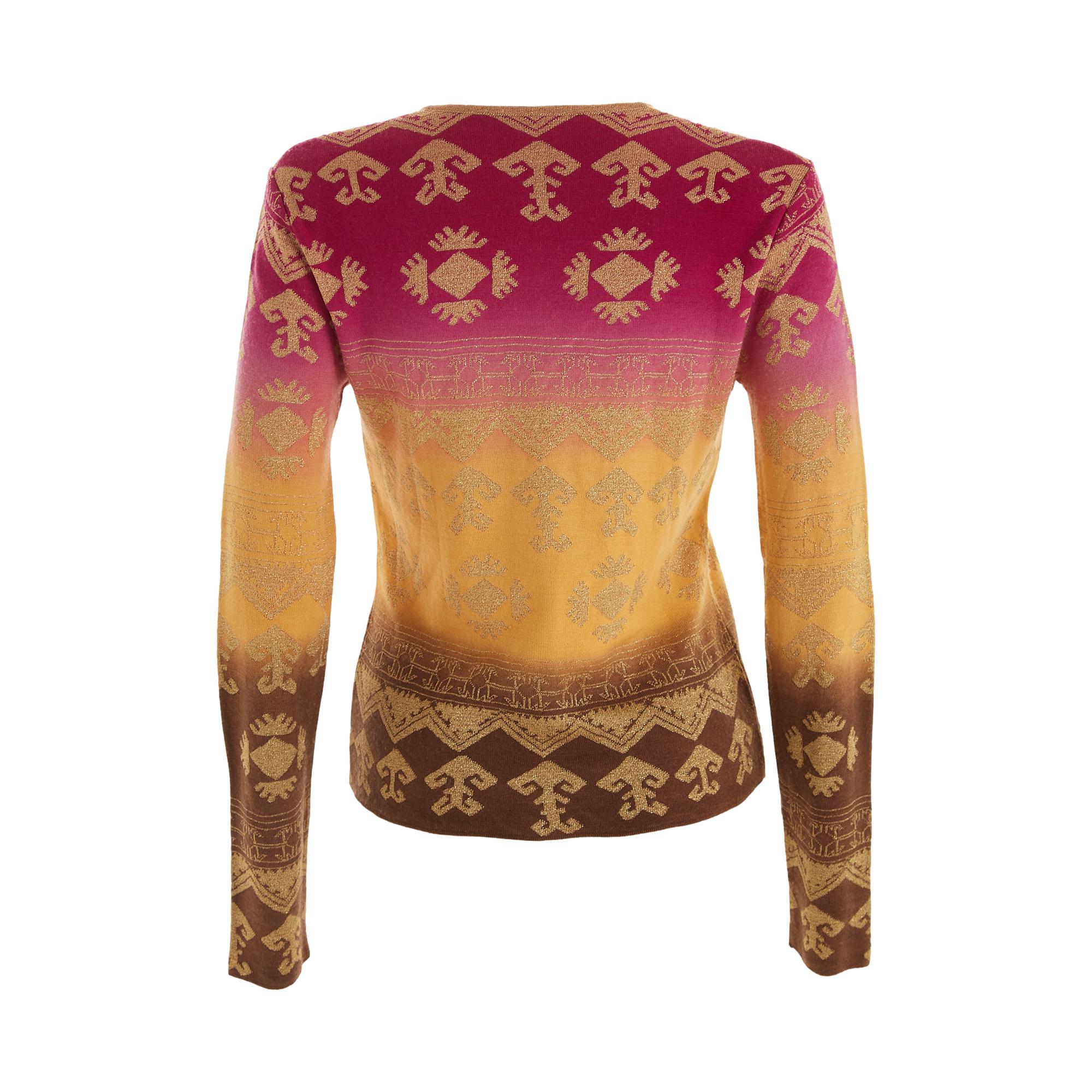 Dior Multicolor Print Sweater - Image 2