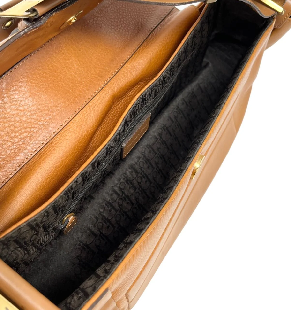 Dior Tan Leather Columbus Bag - Image 3