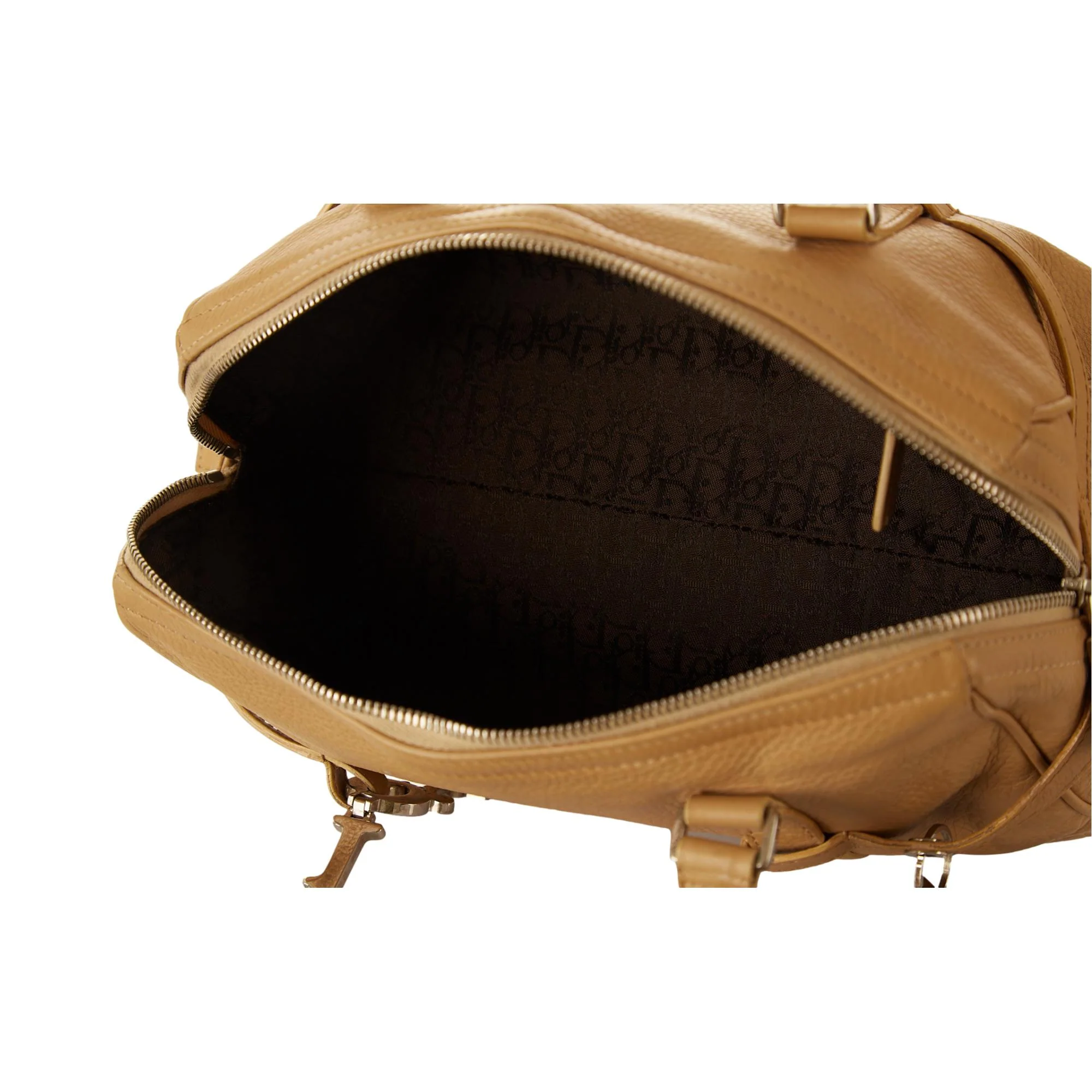 Dior Tan Leather Shoulder Bag - Image 3
