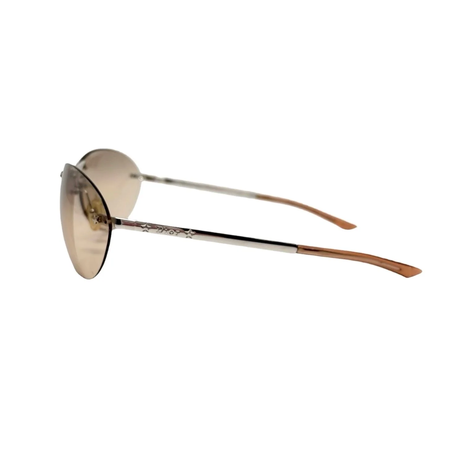 Dior Tan Center Logo Sunglasses - Image 3