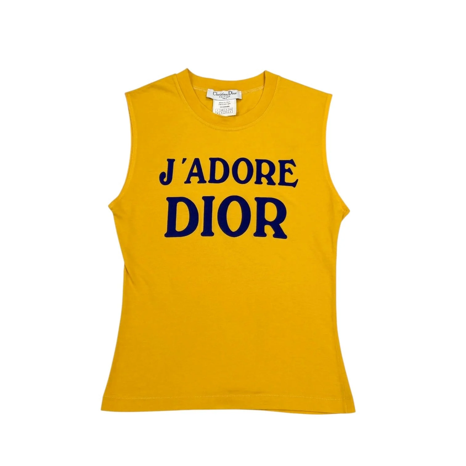 Dior J’adore Yellow Logo Tank