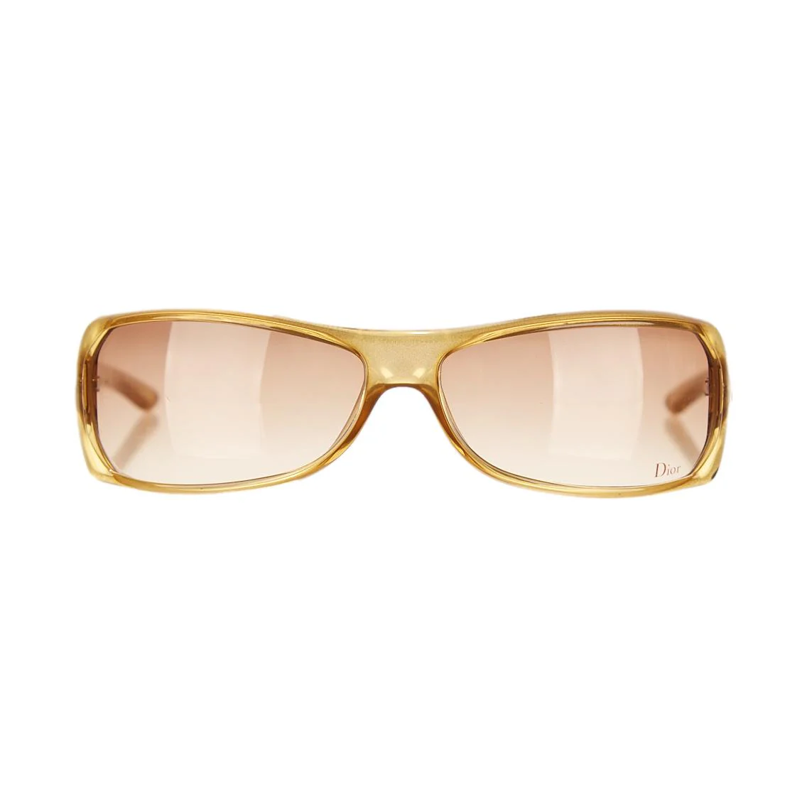 Dior Yellow Micro Logo Sunglasses - Image 2