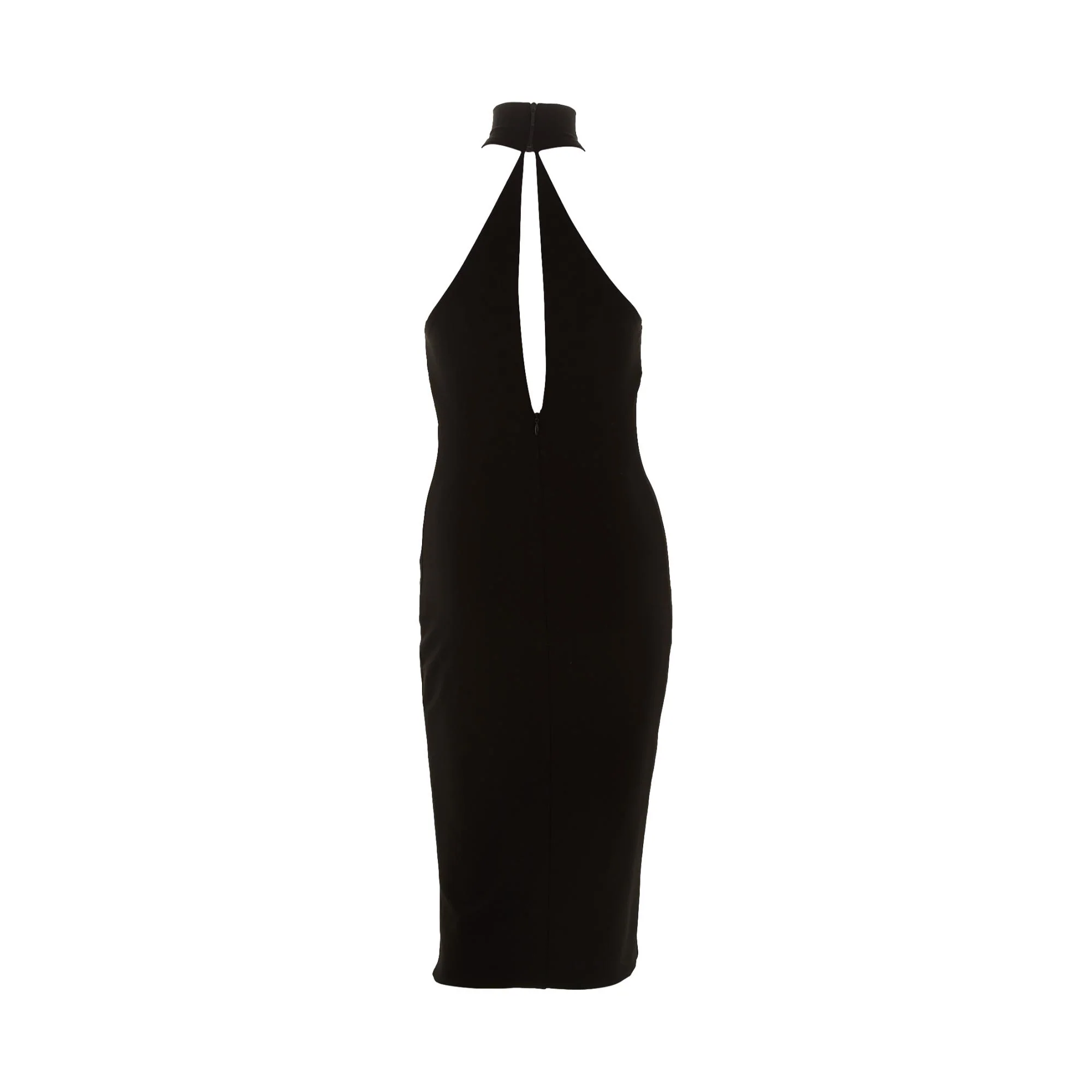 Dolce & Gabbana Black Emerald Choker Dress - Image 2