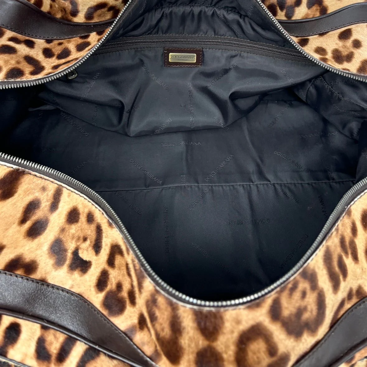 Dolce & Gabbana Cheetah Print Carry On Bag - Image 3