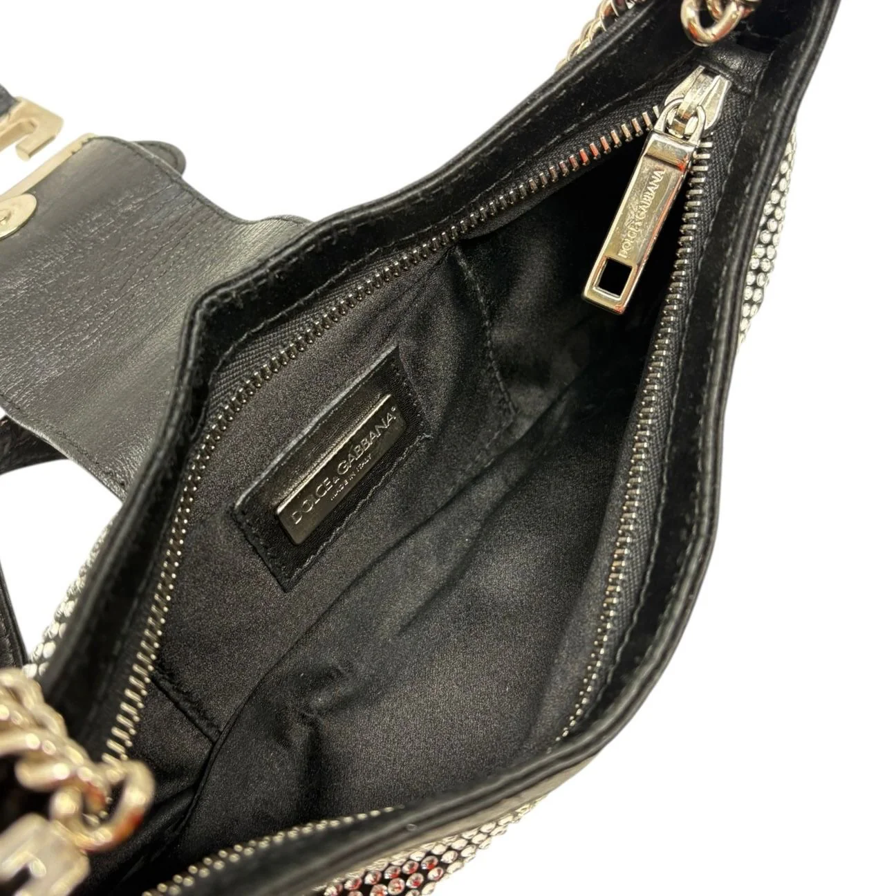 Dolce & Gabbana Rhinestone Mini Shoulder Bag - Image 3