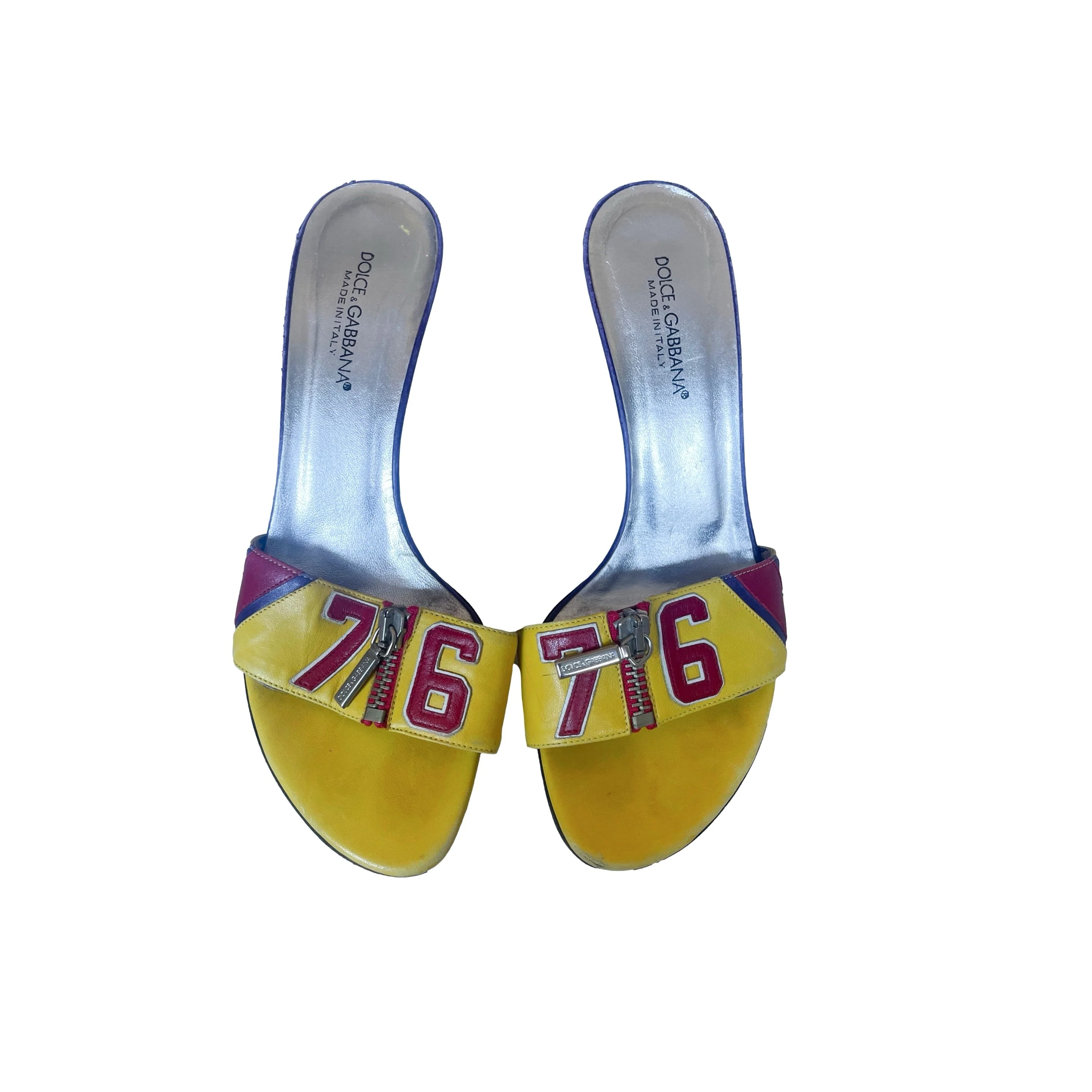 Dolce & Gabbana Yellow '76' Heels