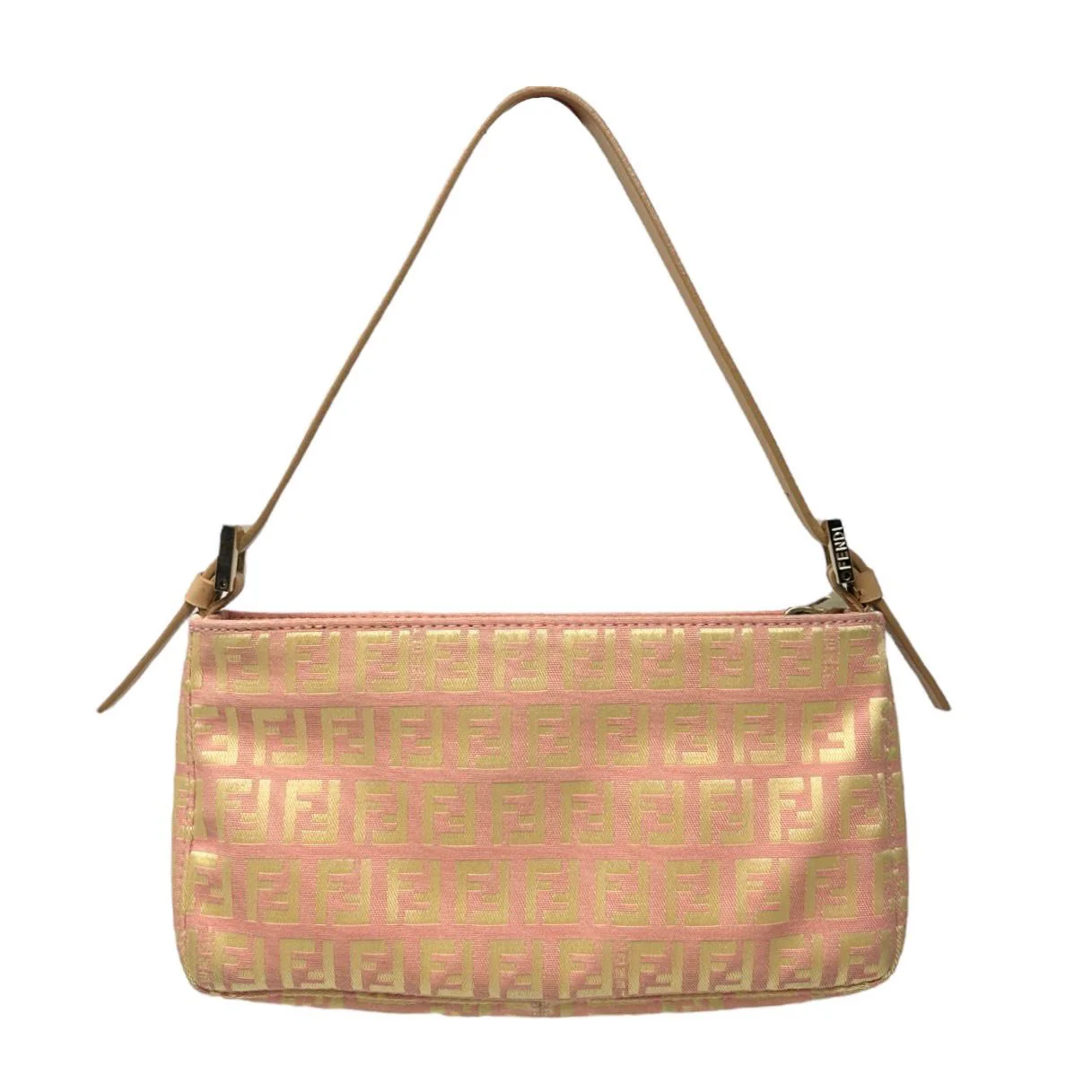 Fendi Baby Pink Monogram Shoulder Bag