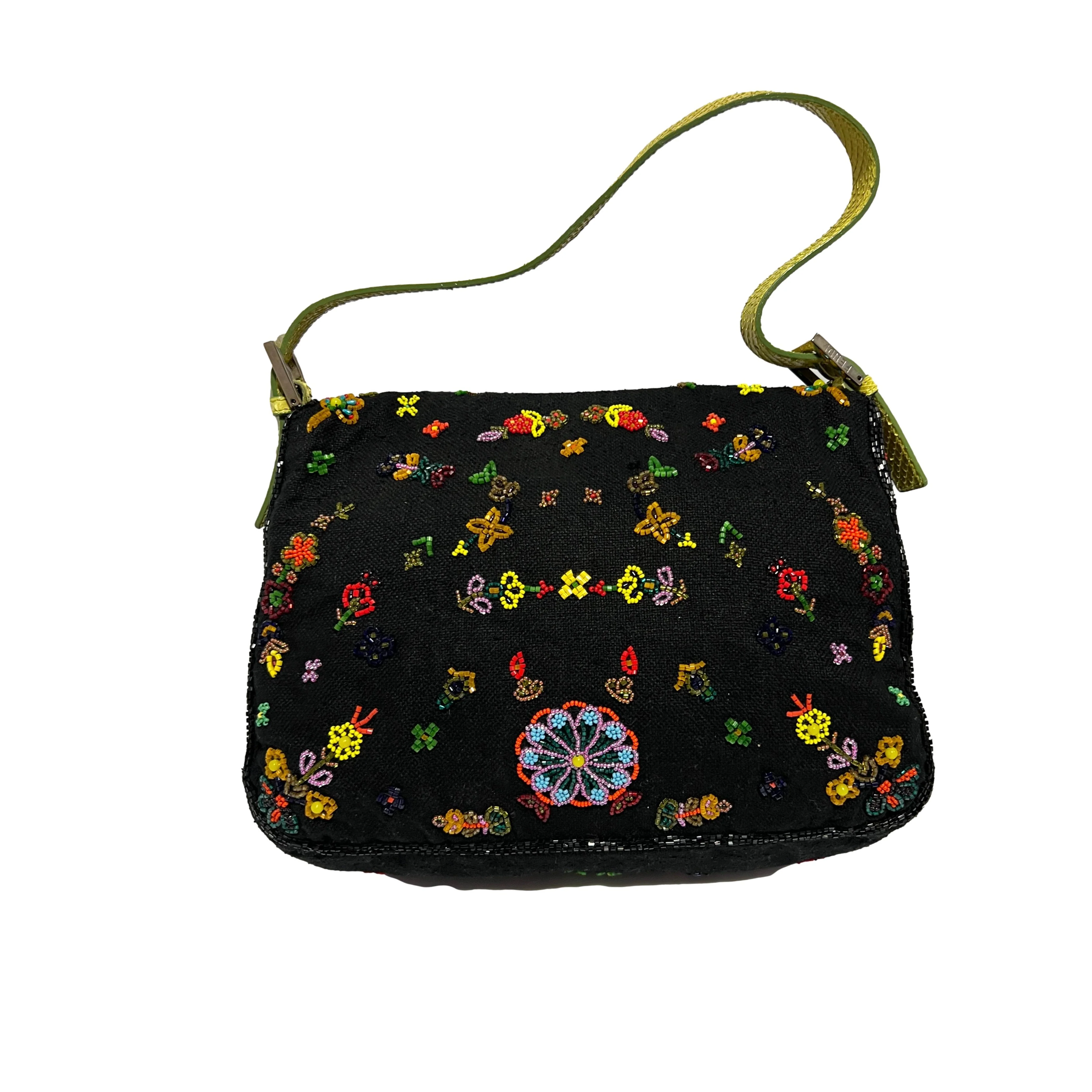 Fendi Beaded Mamma Baguette Bag - Image 2