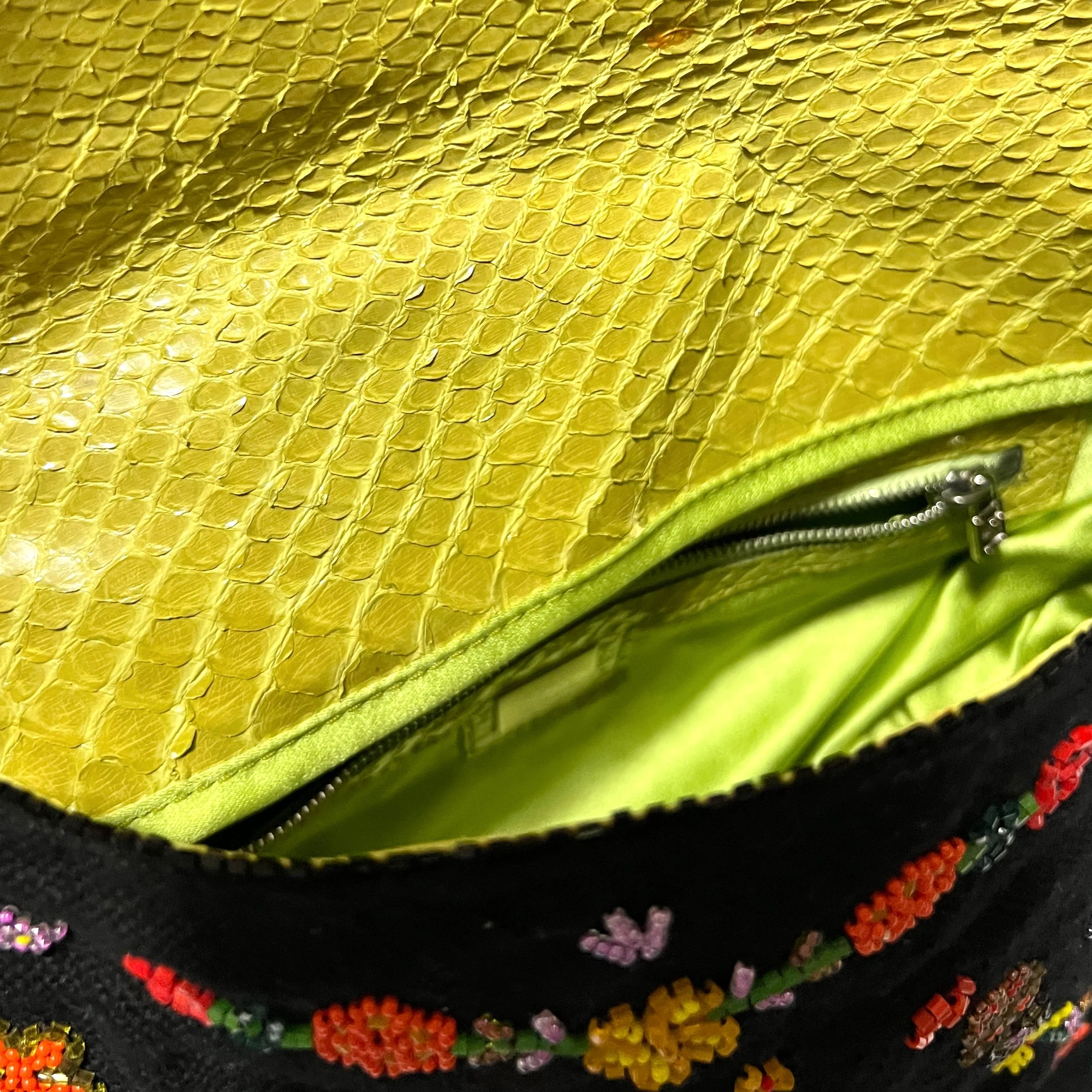 Fendi Beaded Mamma Baguette Bag - Image 3