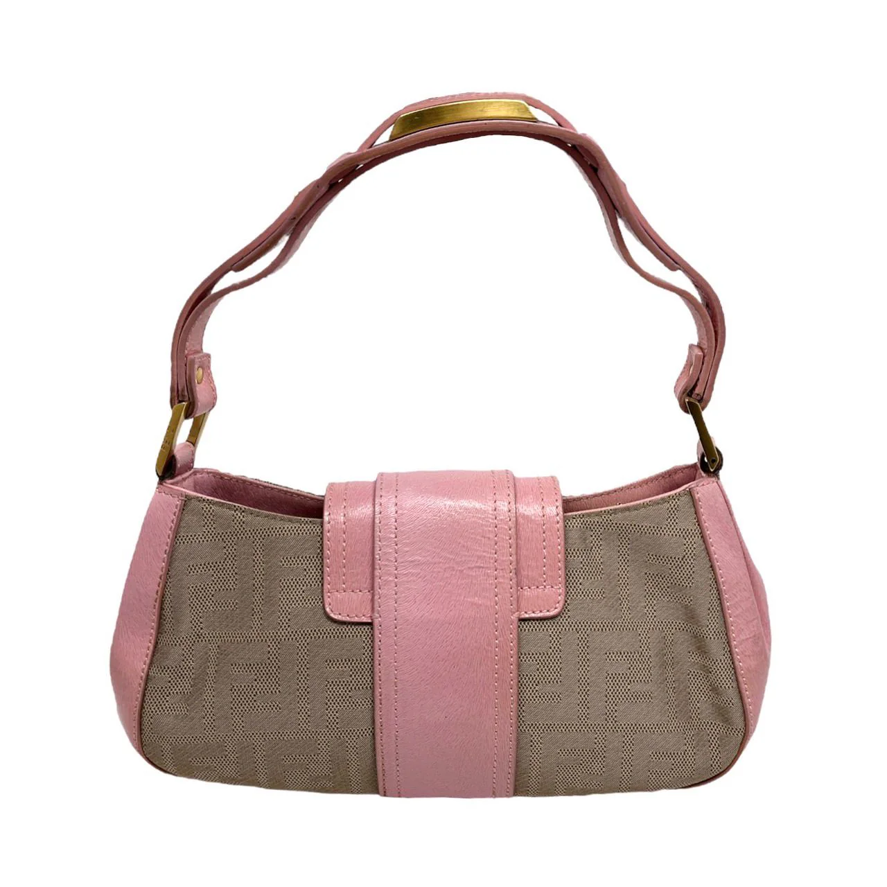 Fendi Beige Mini Shoulder Bag - Image 2