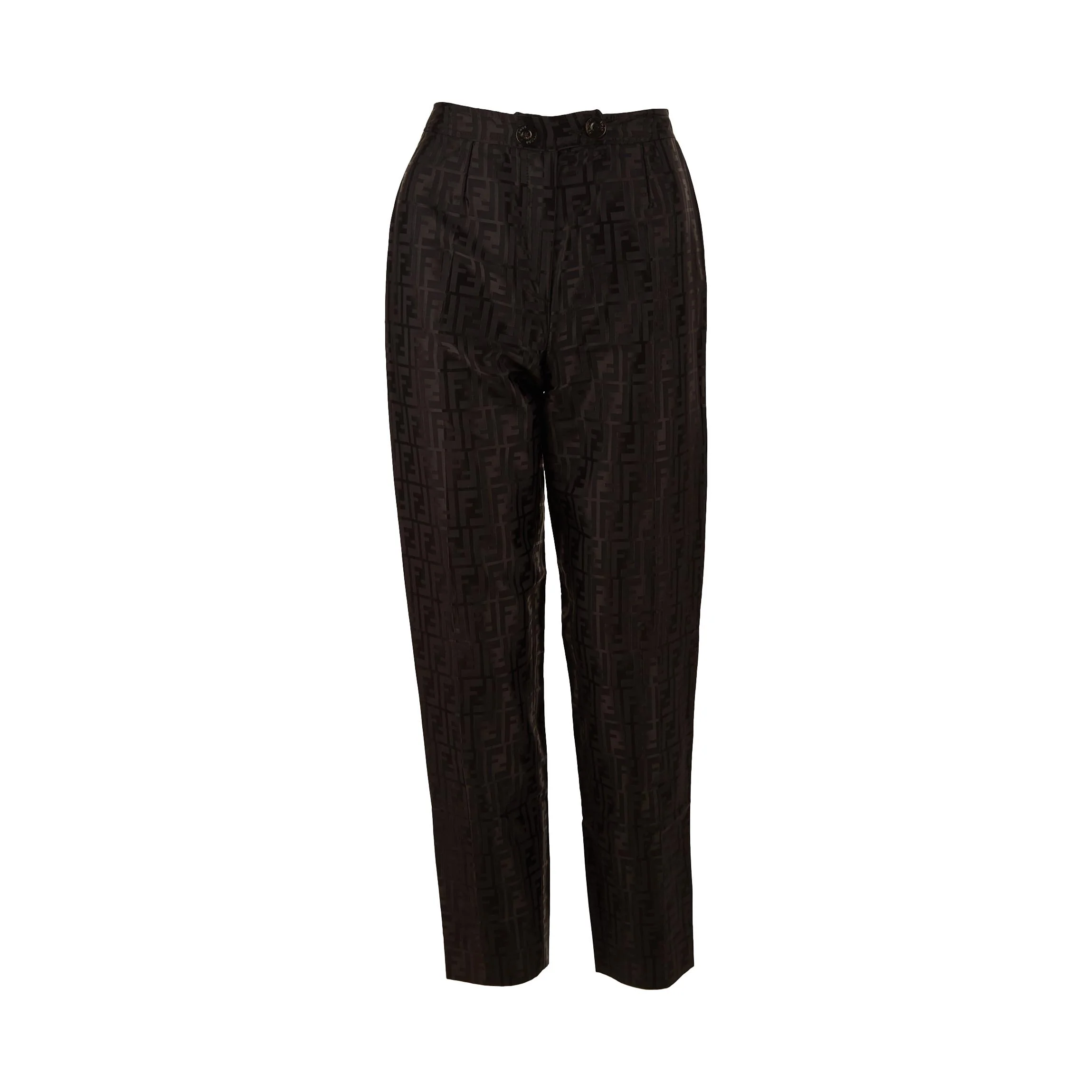 Fendi Black Logo Pants
