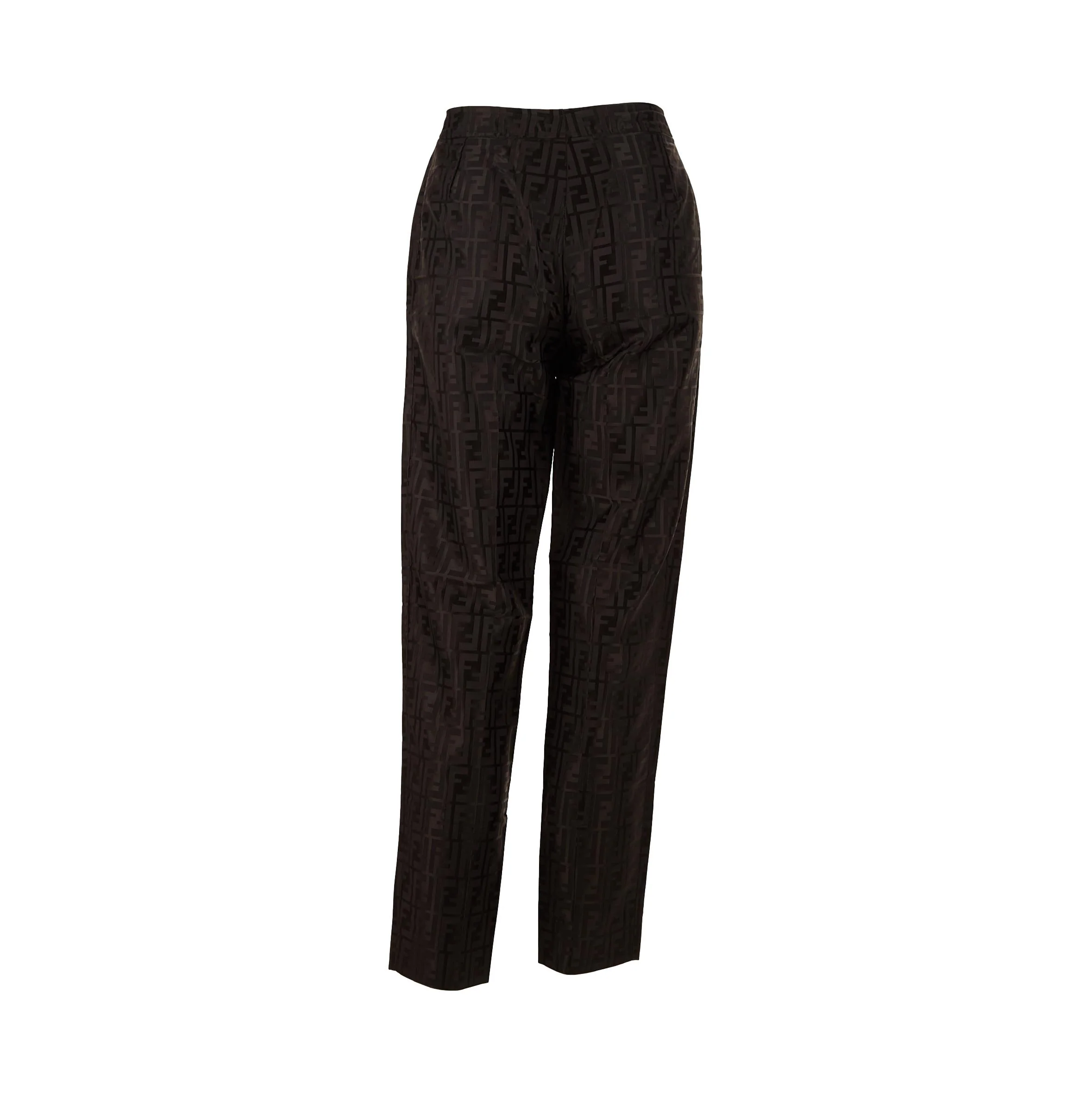 Fendi Black Logo Pants - Image 2