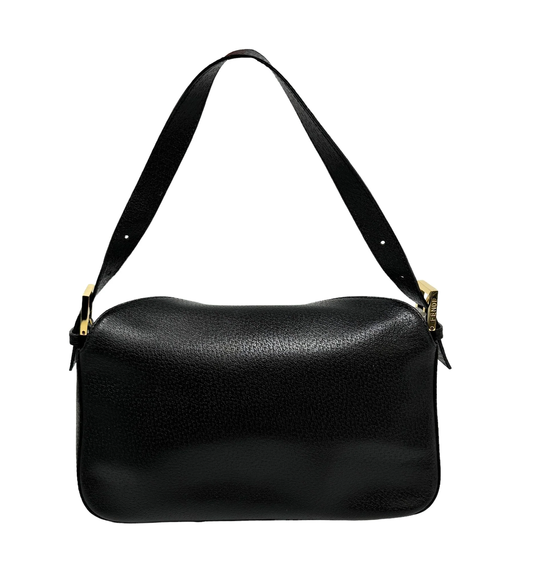 Fendi Black Leather Shoulder Bag - Image 2