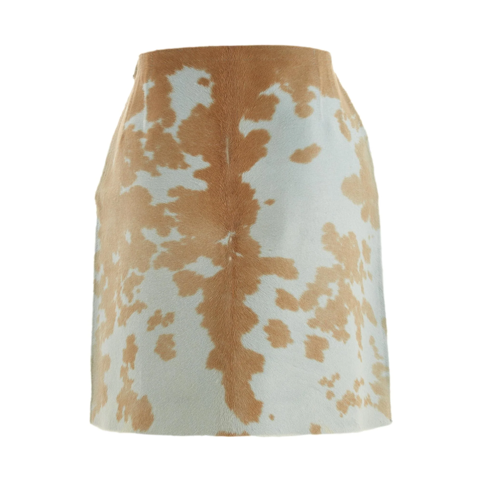 Fendi Blue Cow Print Skirt - Image 2