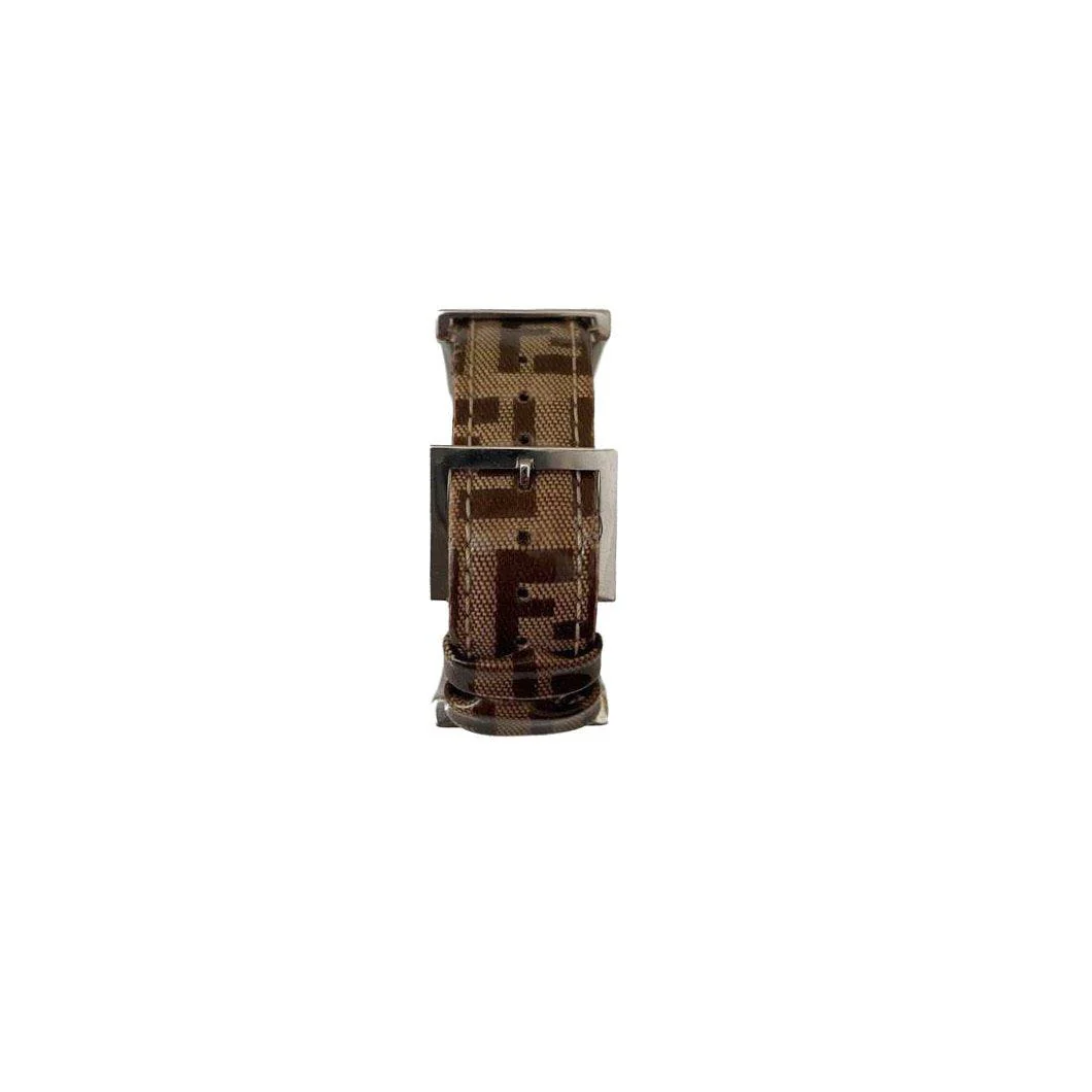 Fendi Brown Logo Band Watch - Image 2