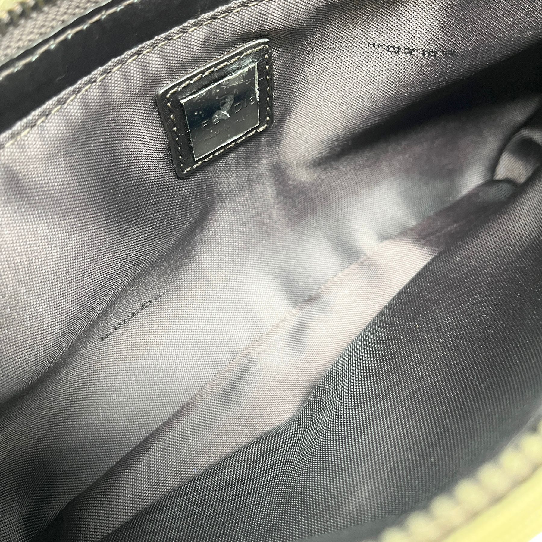 Fendi Brown Logo Mini Shoulder Bag - Image 3