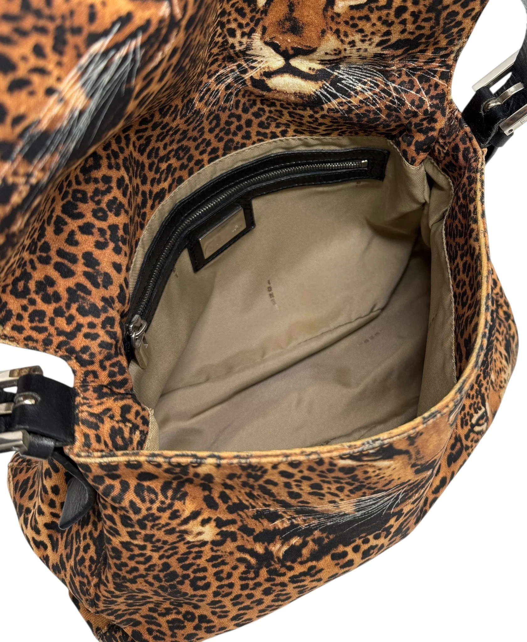 Fendi Cheetah Print Mamma Baguette - Image 4
