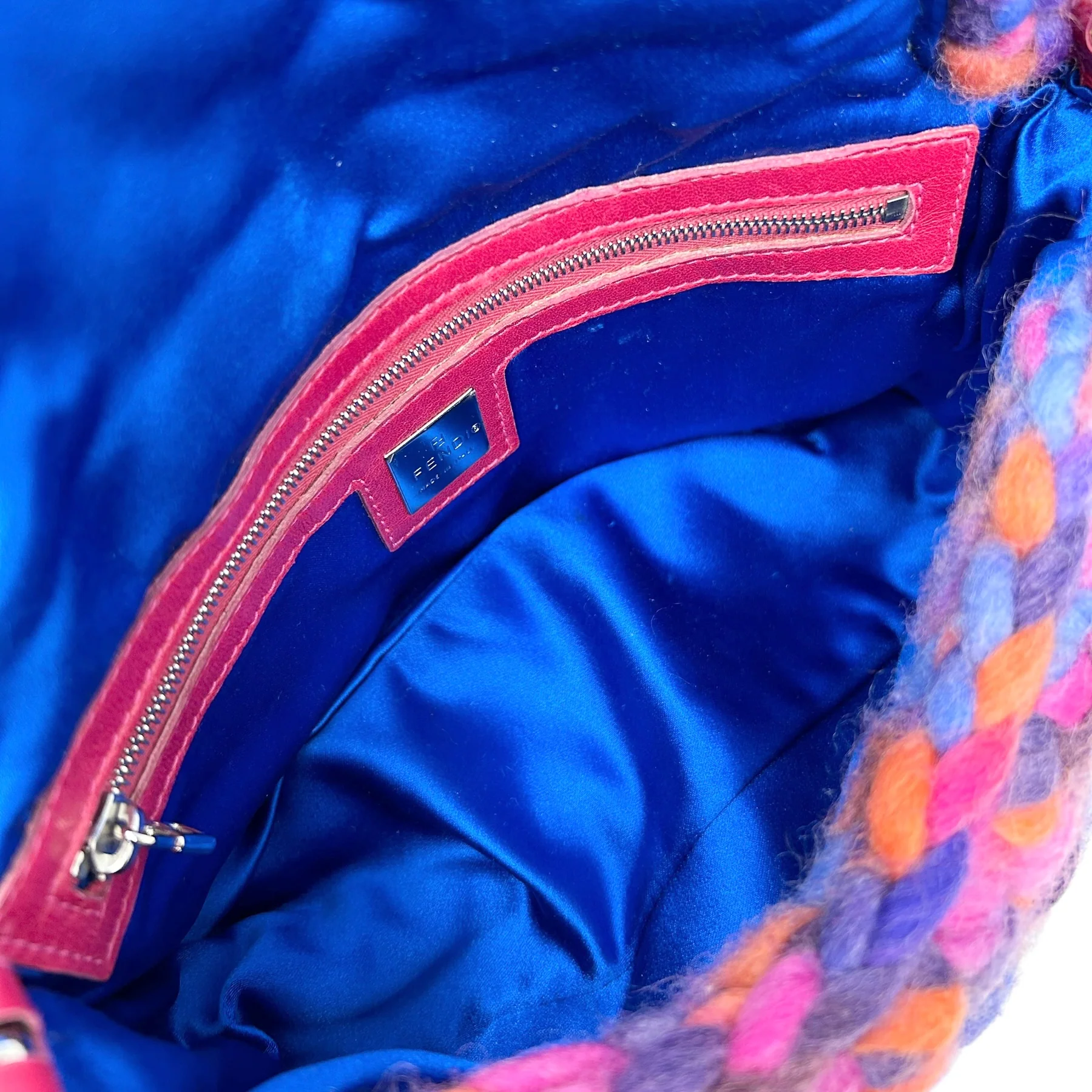 Fendi Multicolor Knit Baguette - Image 3