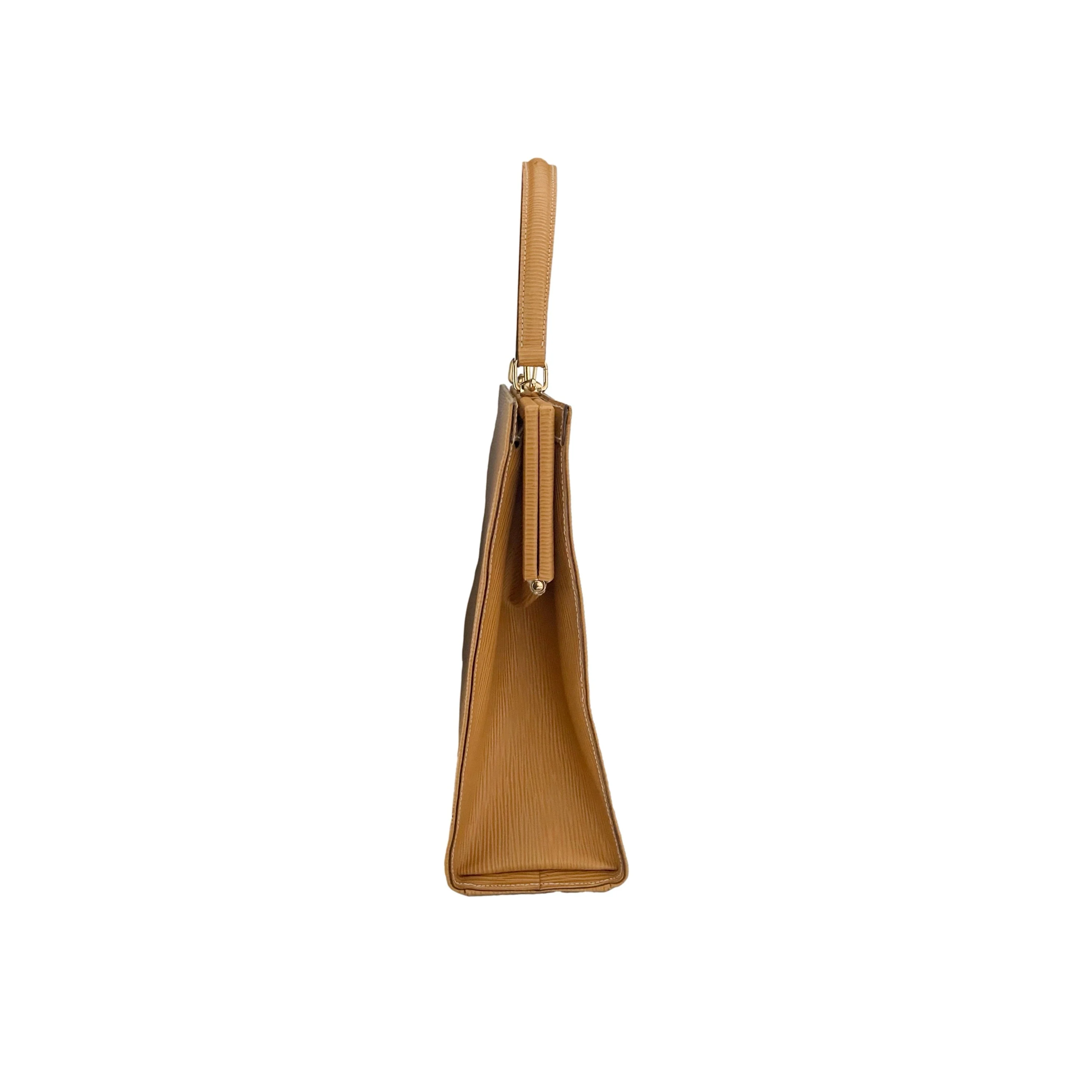 Fendi Mustard Epi Leather 2way Handle Bag - Image 2