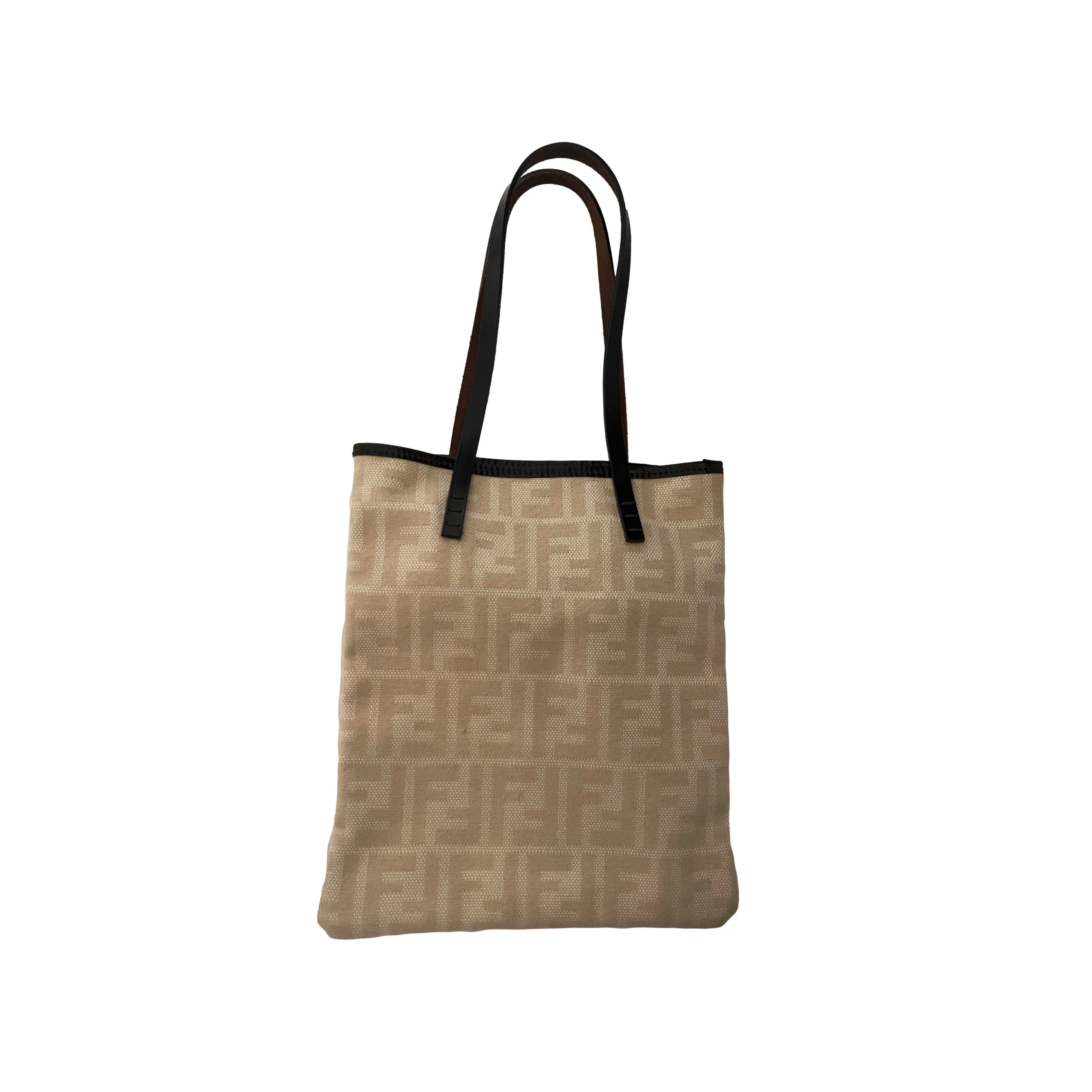 Fendi Natural Monogram Mini Tote - Image 2