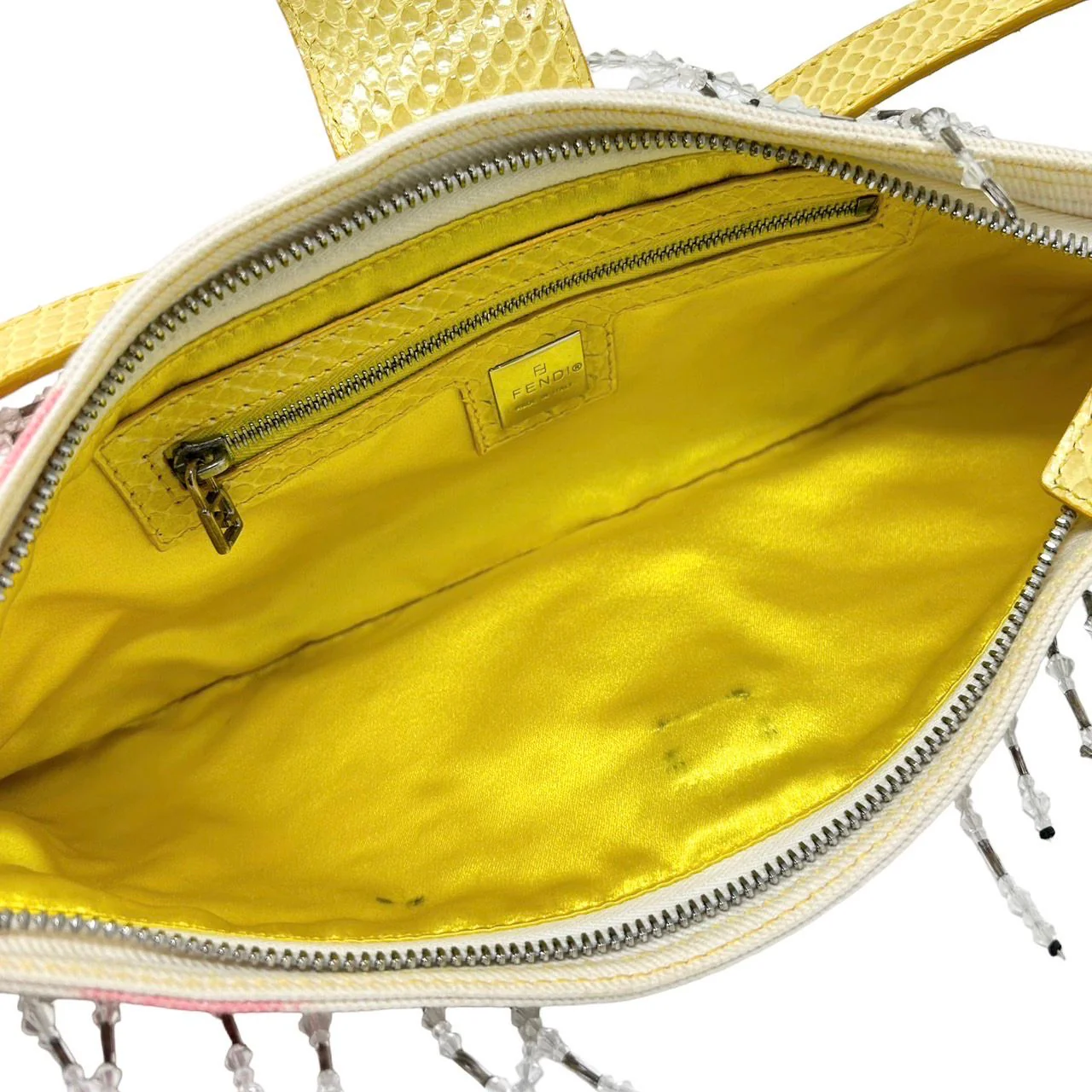 Fendi Pastel Beaded Crossbody Baguette - Image 4