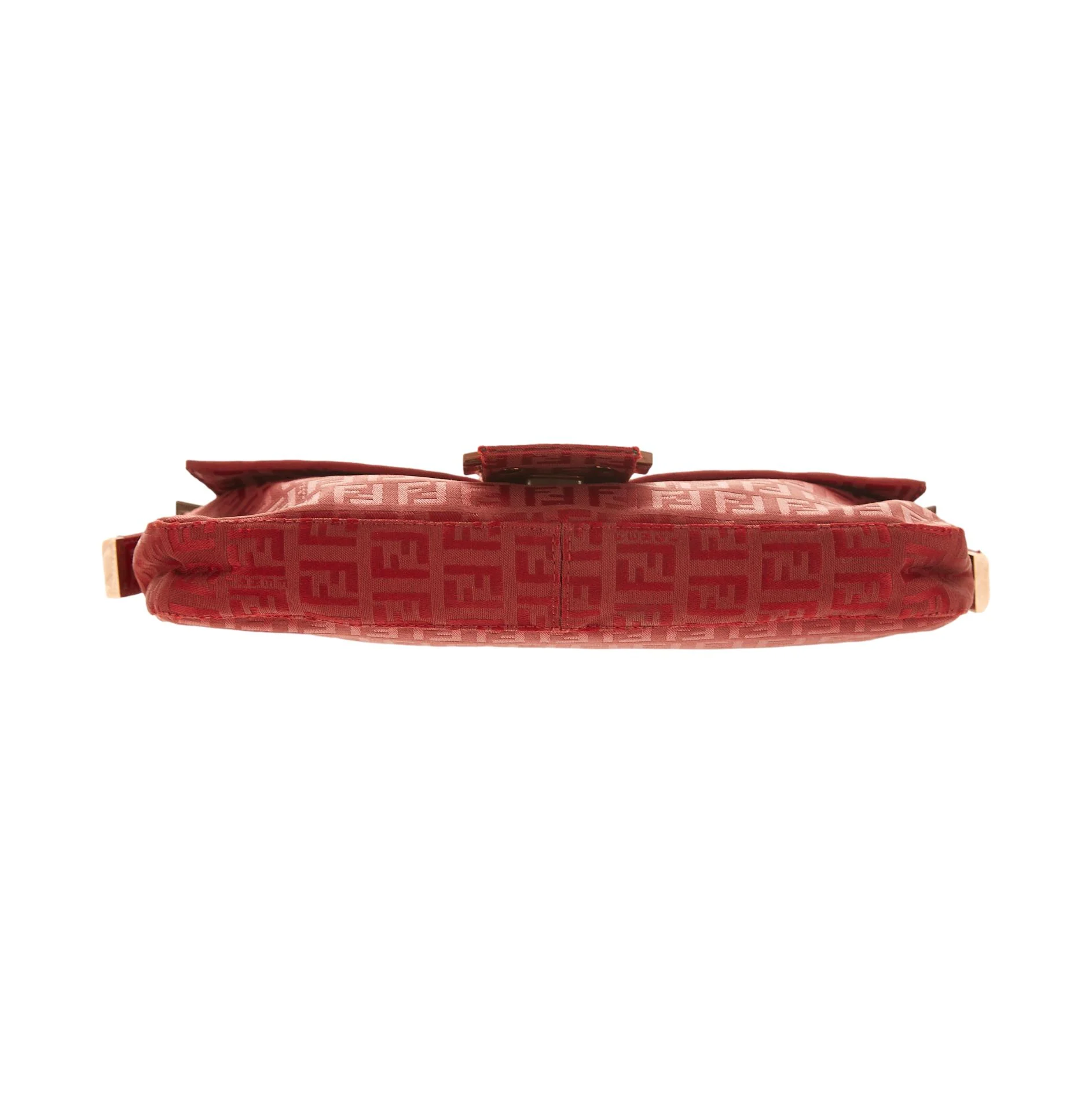 Fendi Red Logo Baguette - Image 3