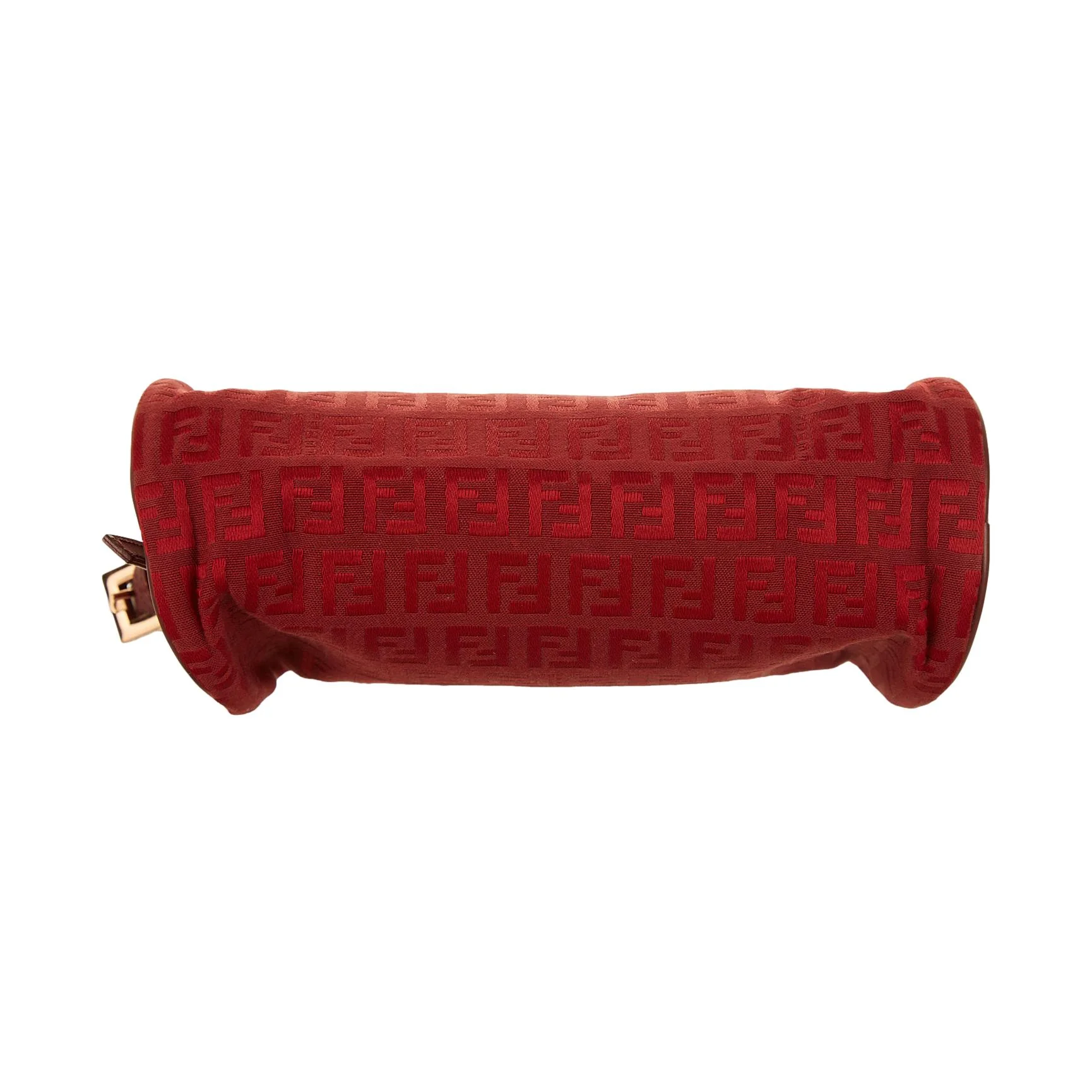 Fendi Red Logo Mini Pouch Bag - Image 3