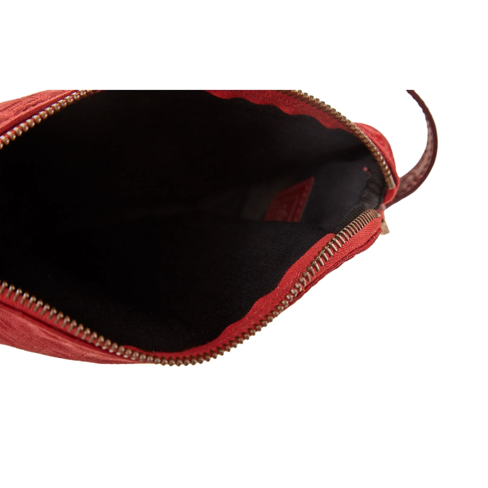 Fendi Red Logo Mini Pouch Bag - Image 4
