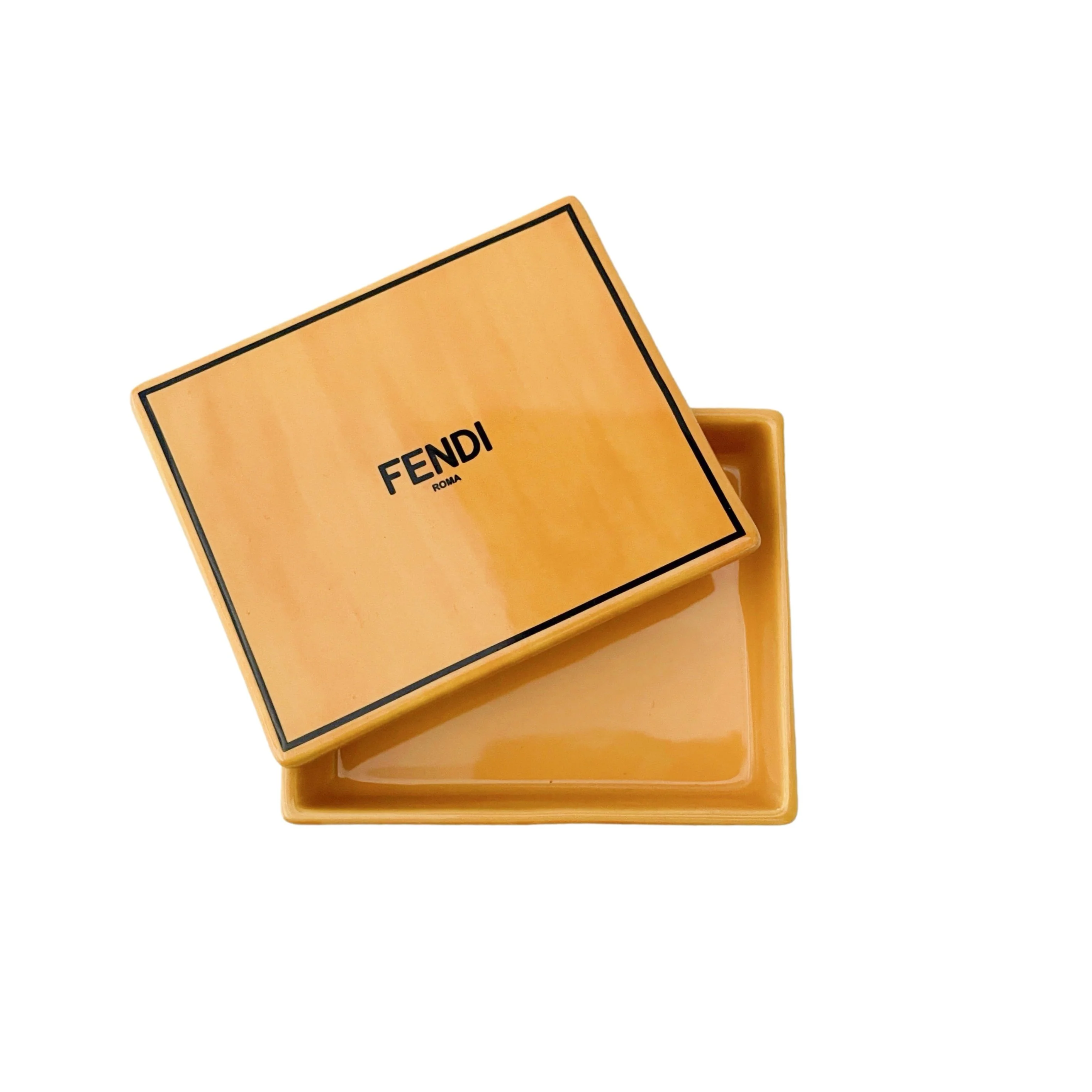 Fendi Yellow Ceramic Box