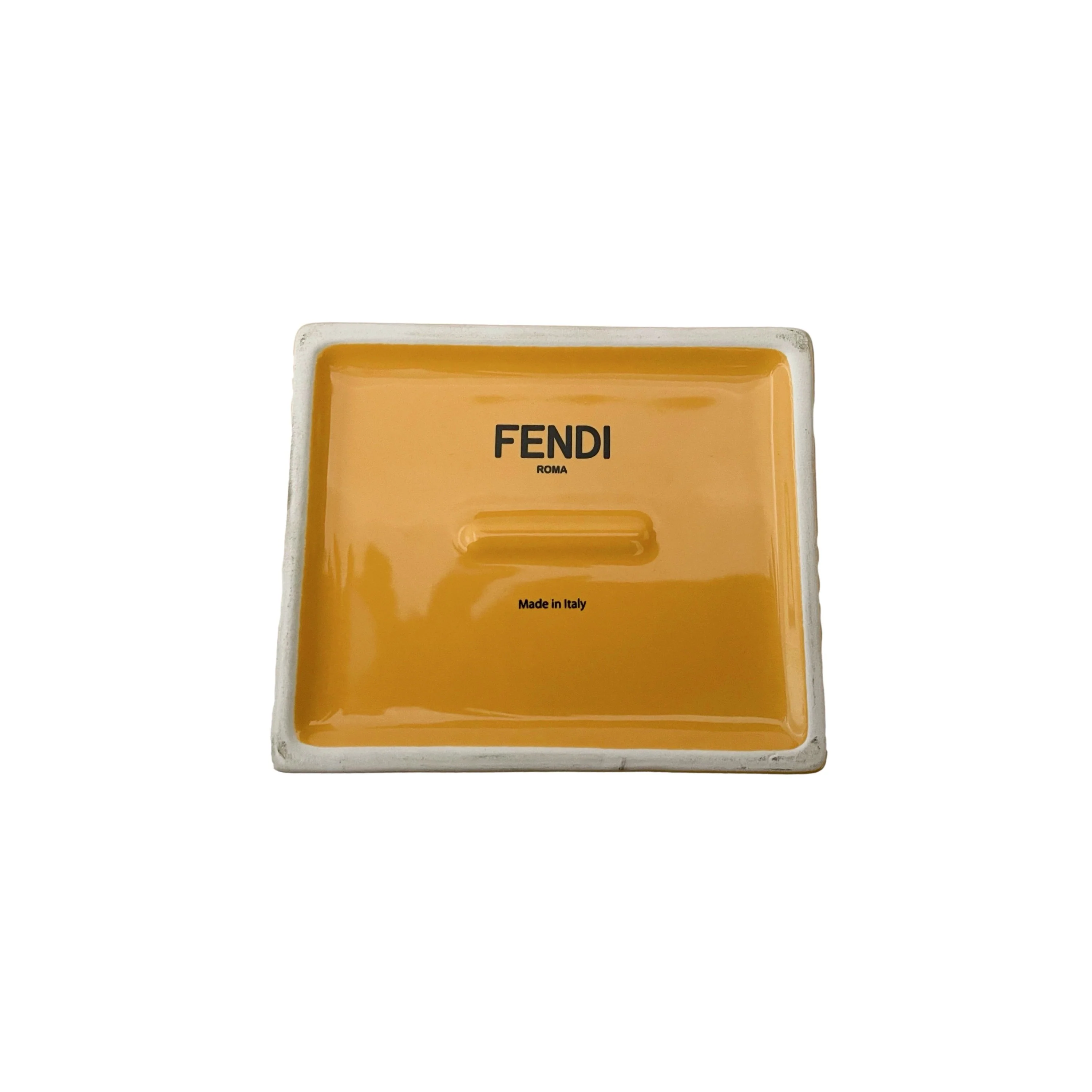 Fendi Yellow Ceramic Box - Image 3