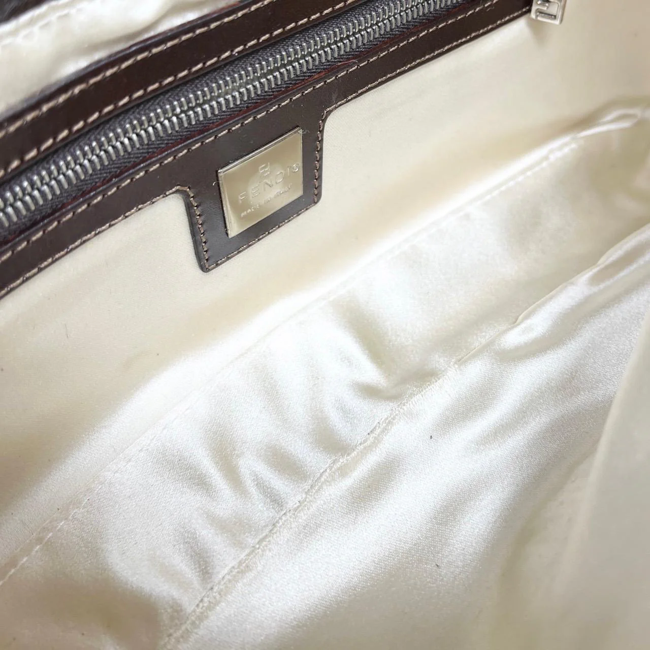Fendi Yellow Cow Print Baguette - Image 2