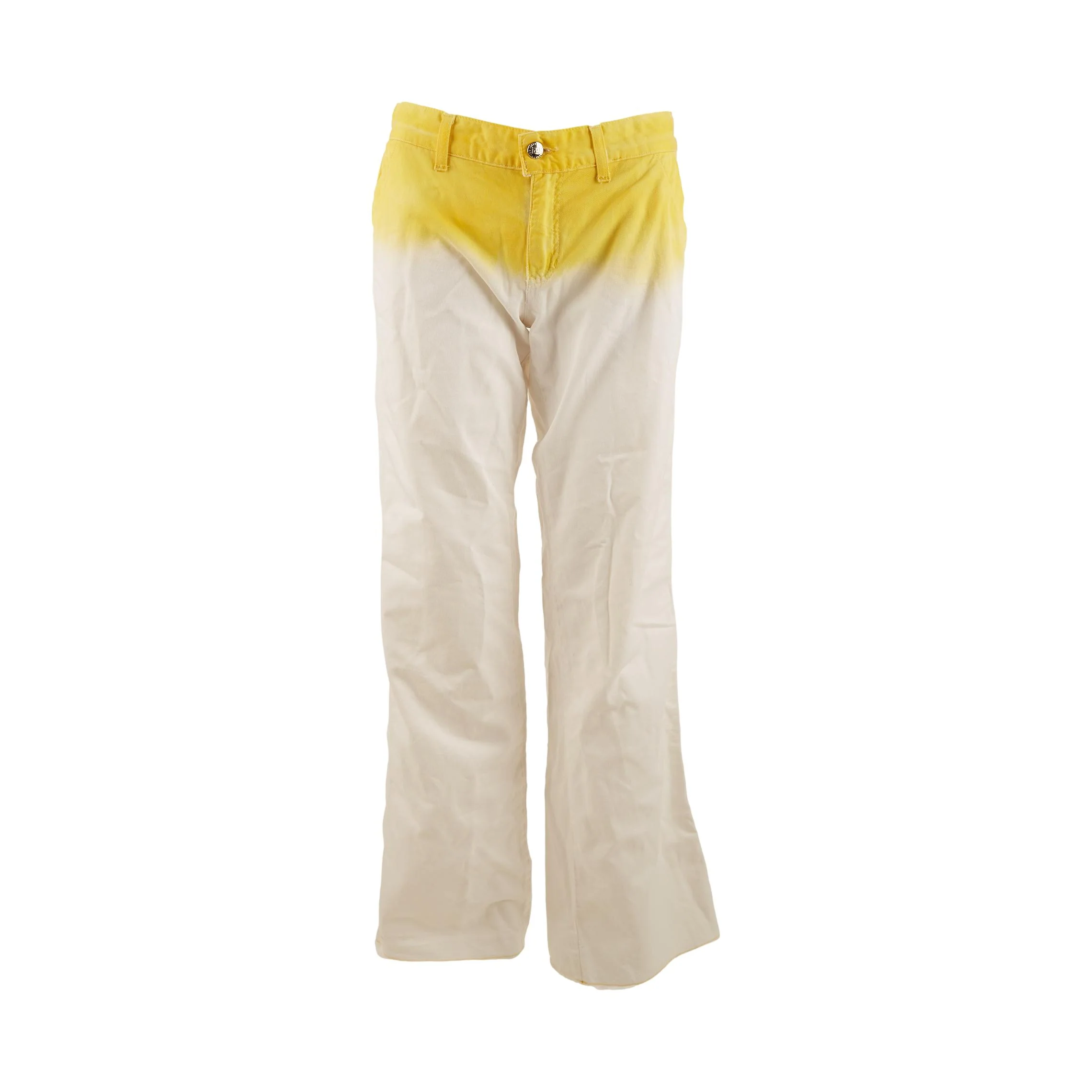 Fendi Yellow Gradient Pants