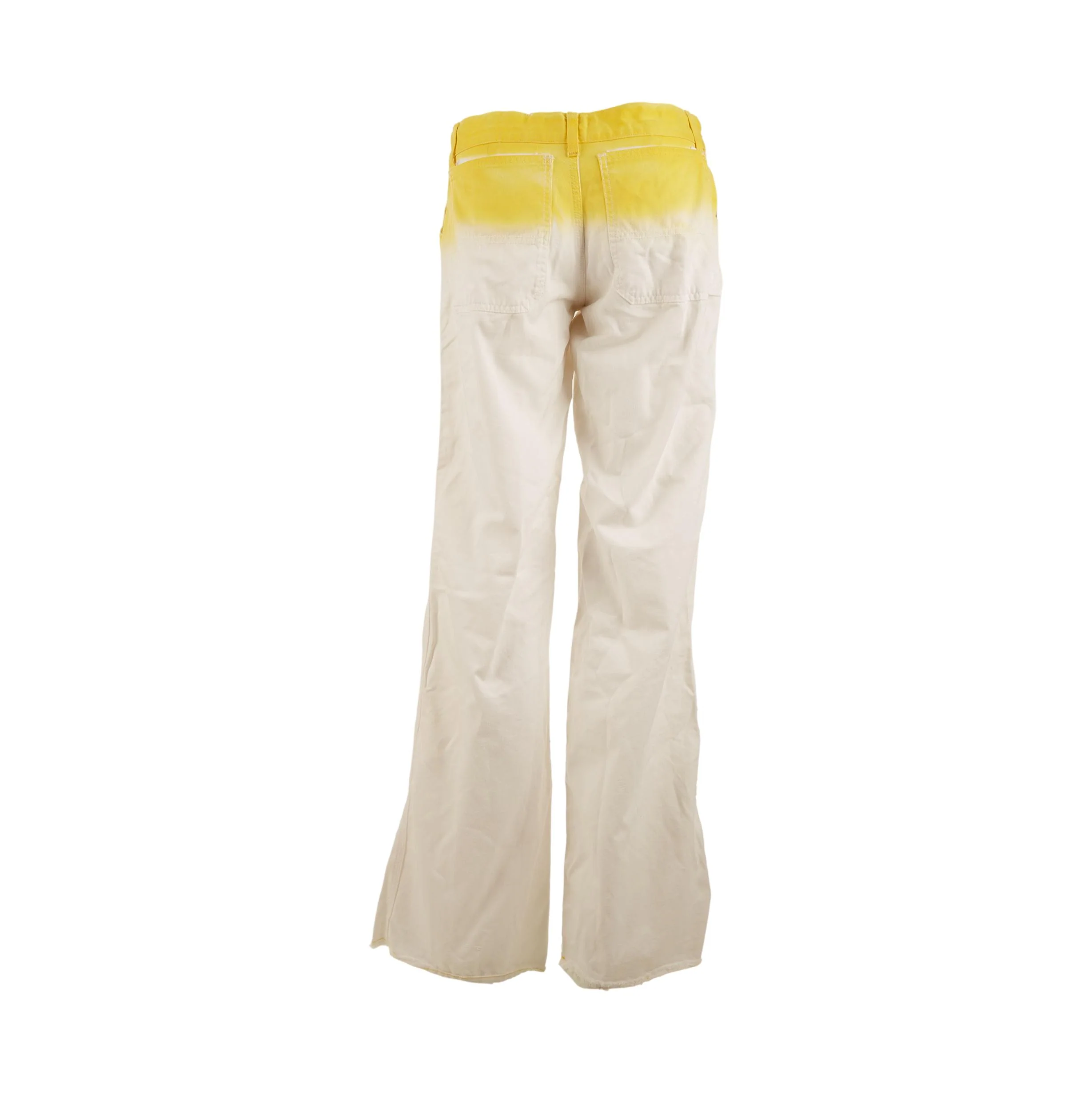 Fendi Yellow Gradient Pants - Image 2