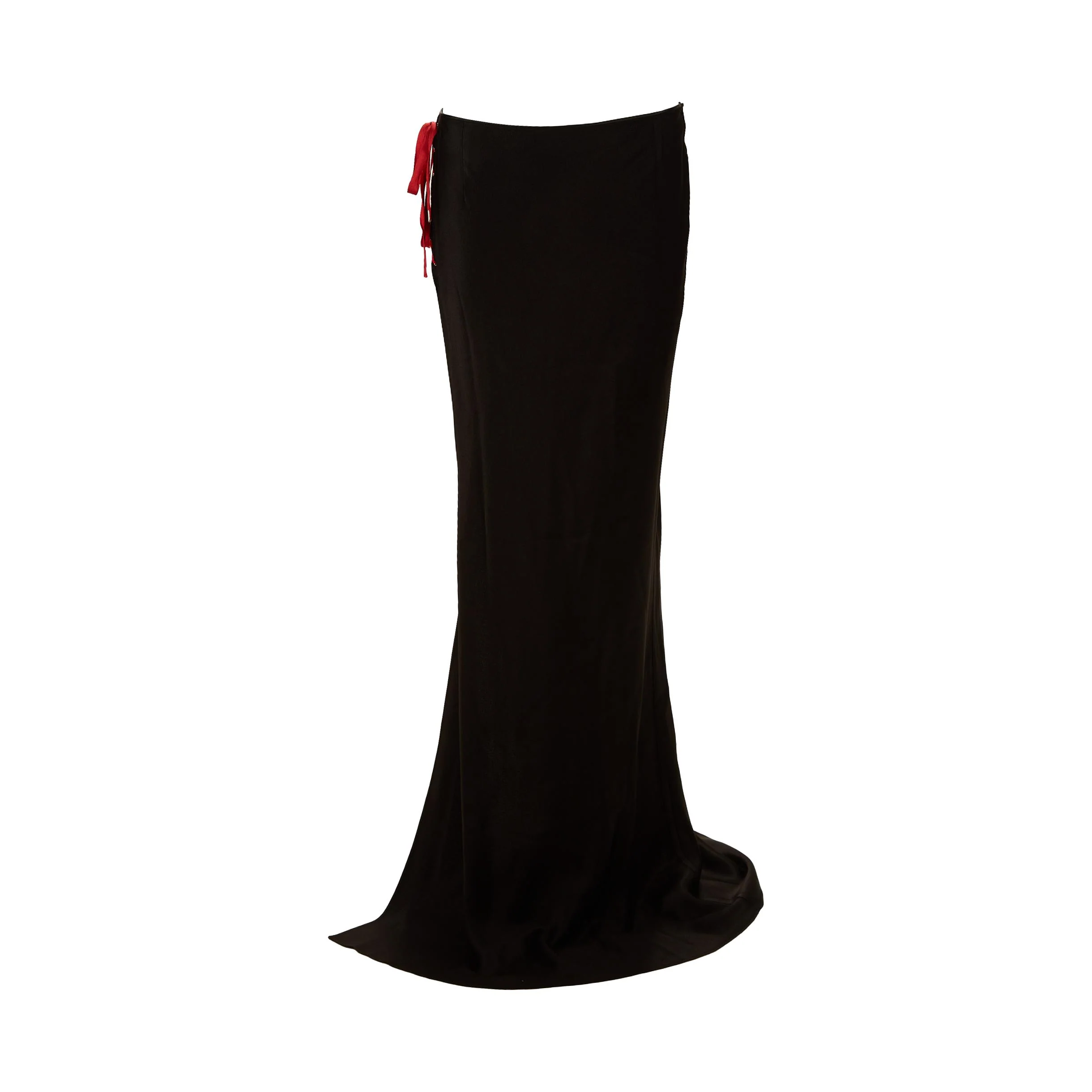 Galliano Black Tie Skirt