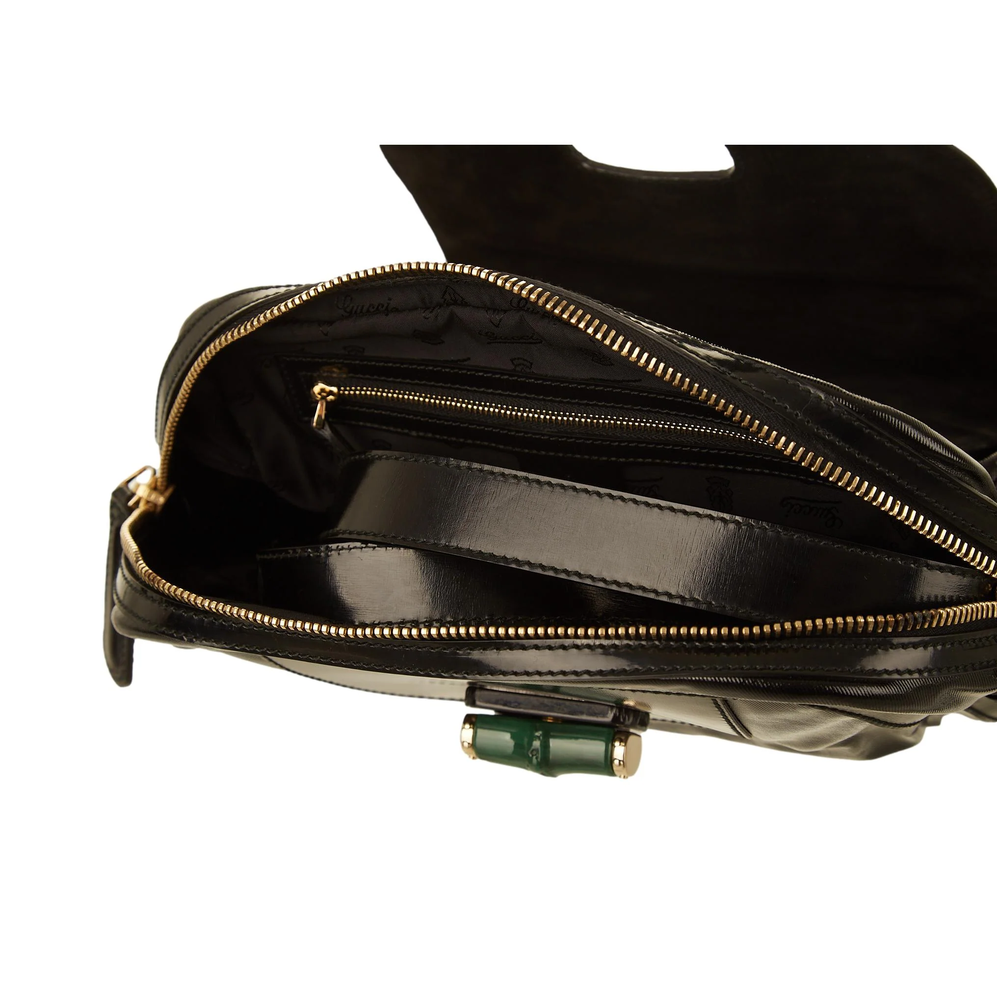 Gucci Black Bamboo 2Way bag - Image 4