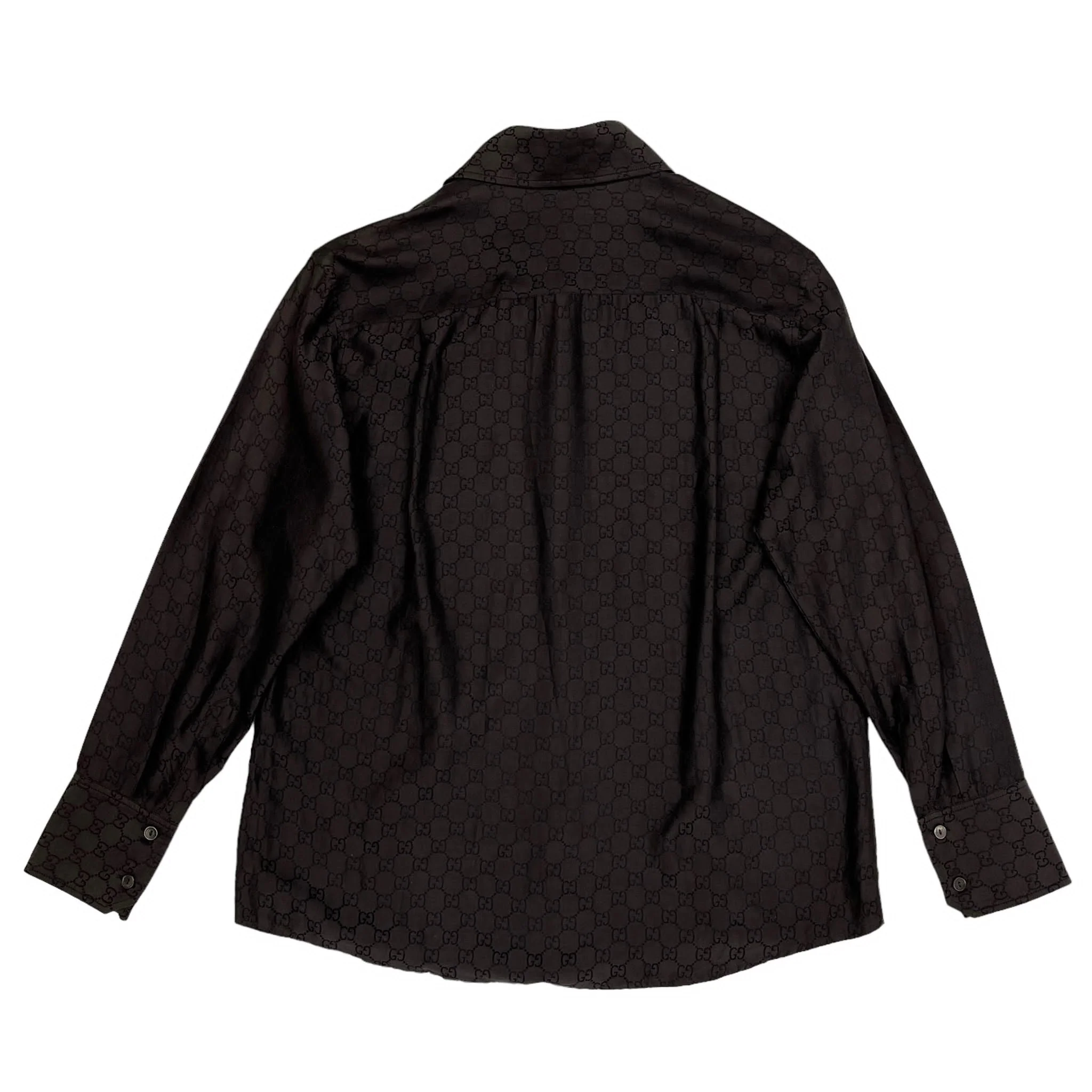 Gucci Black Logo Button Down - Image 2