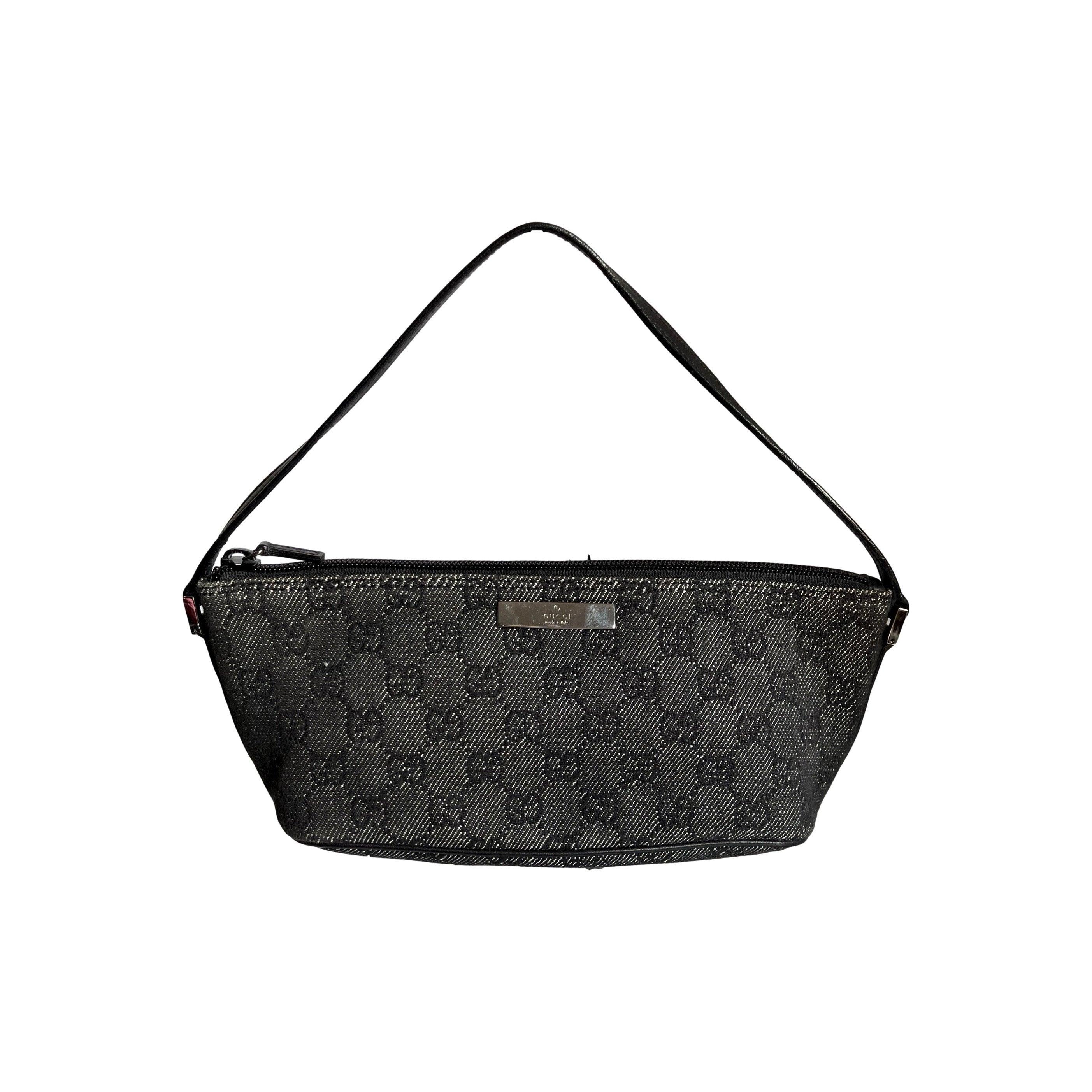 Gucci Black Monogram Mini Bag