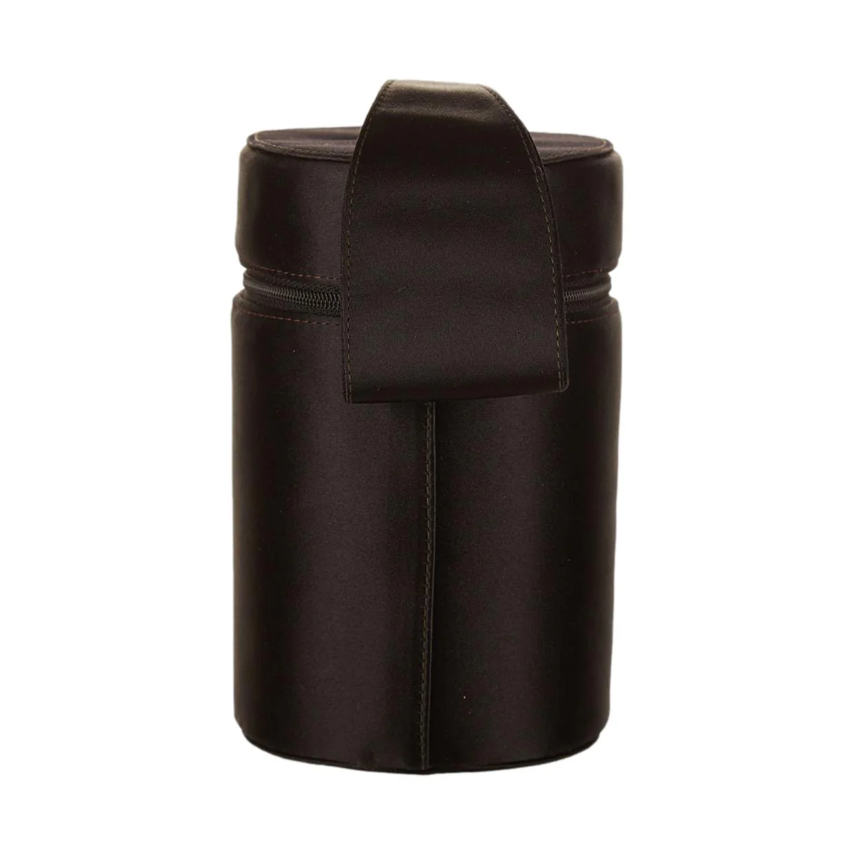 Gucci Black Satin Cylinder Bag - Image 2