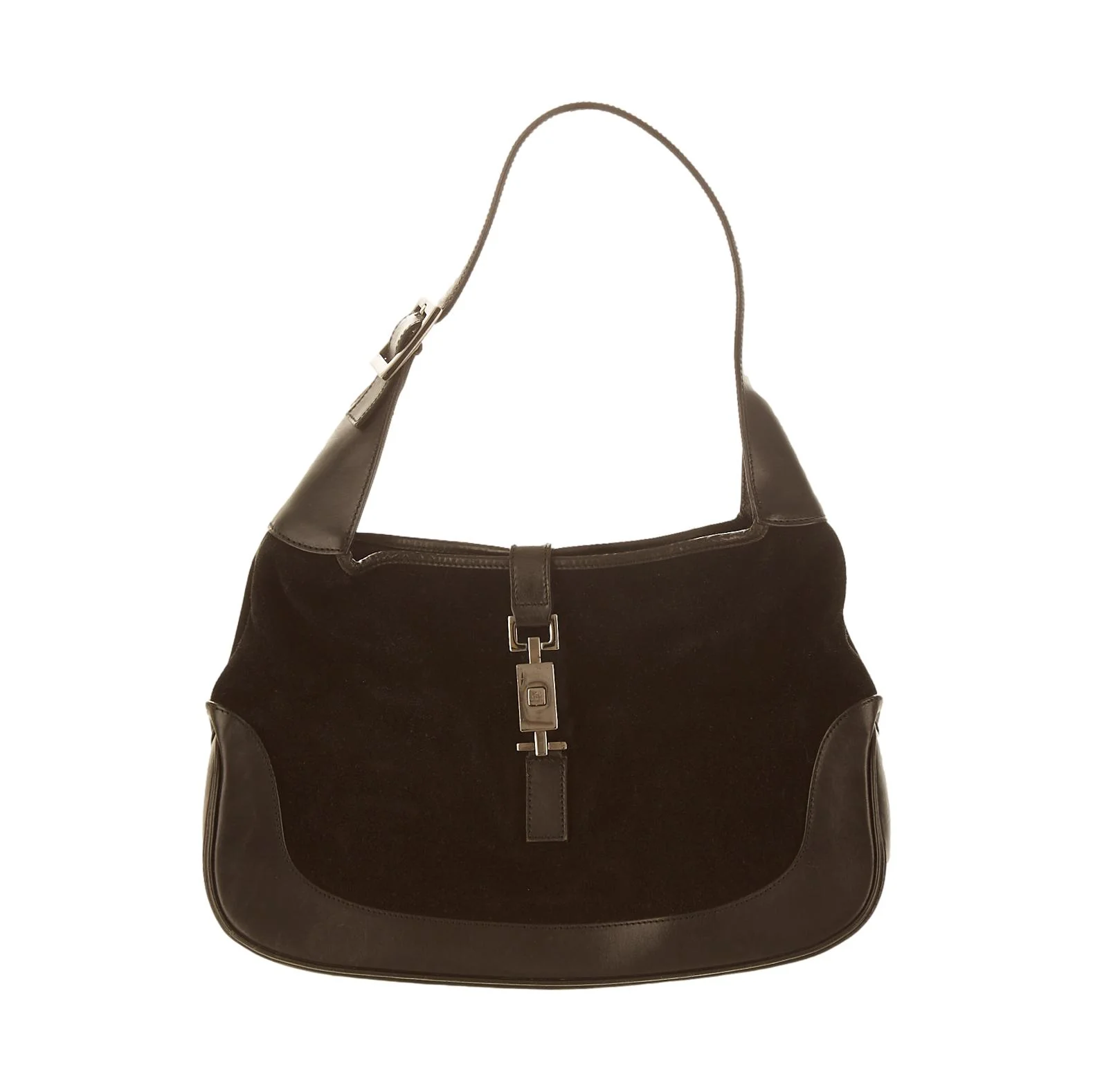 Gucci Black Suede Jackie Bag