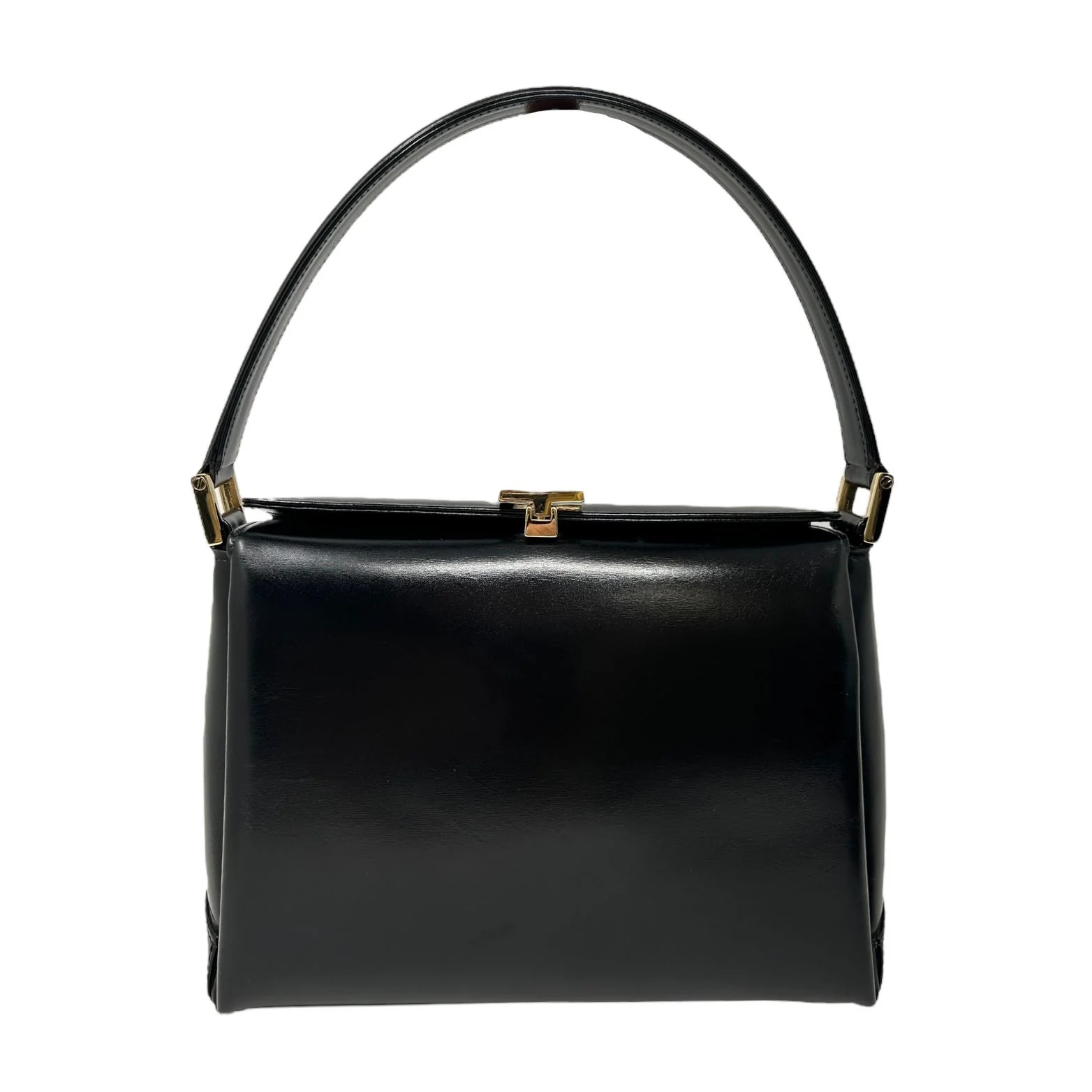 Gucci Black Top Handle Bag - Image 2