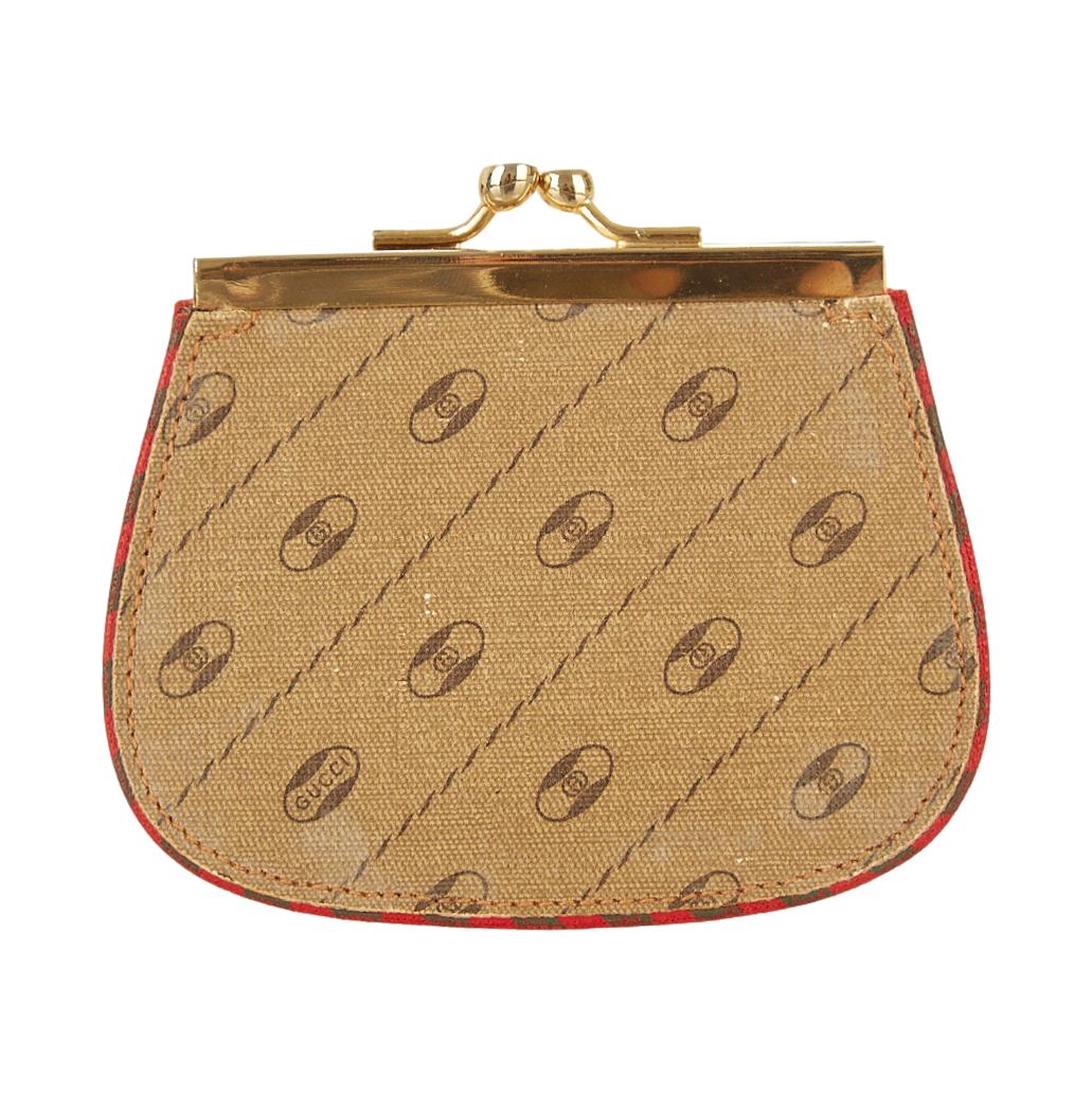 Gucci Brown Kiss Lock Wallet - Image 2