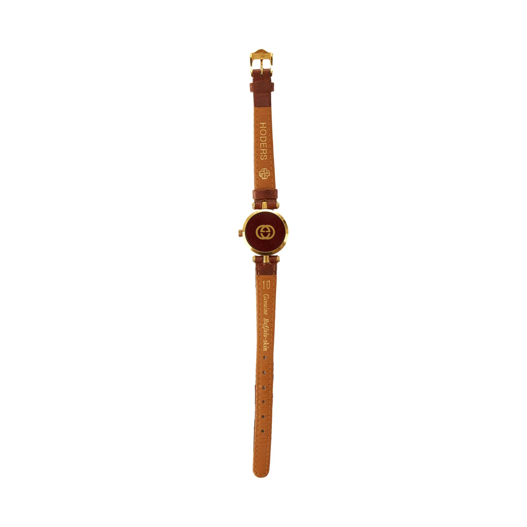Gucci Brown Leather Watch - Image 5