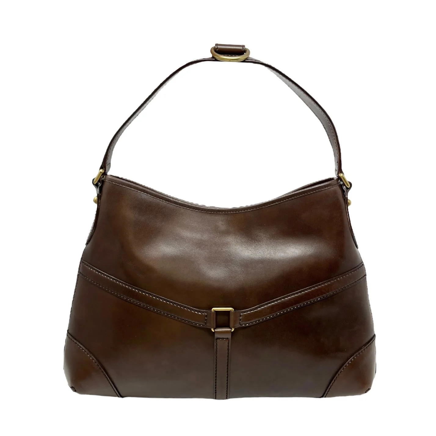 Gucci Brown Logo Shoulder Bag - Image 2