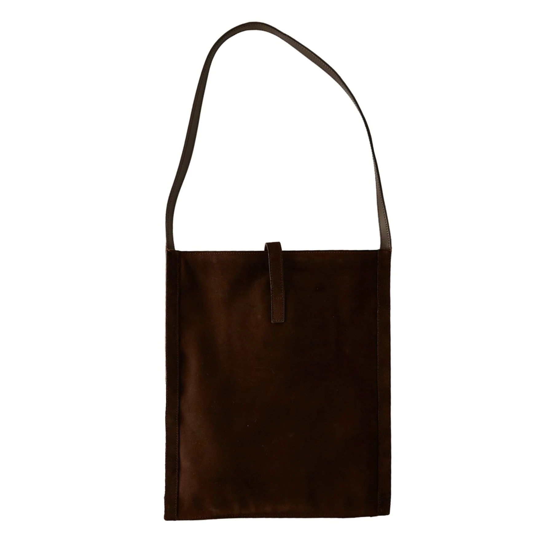Gucci Tom Ford Brown Suede Shoulder Bag - Image 2