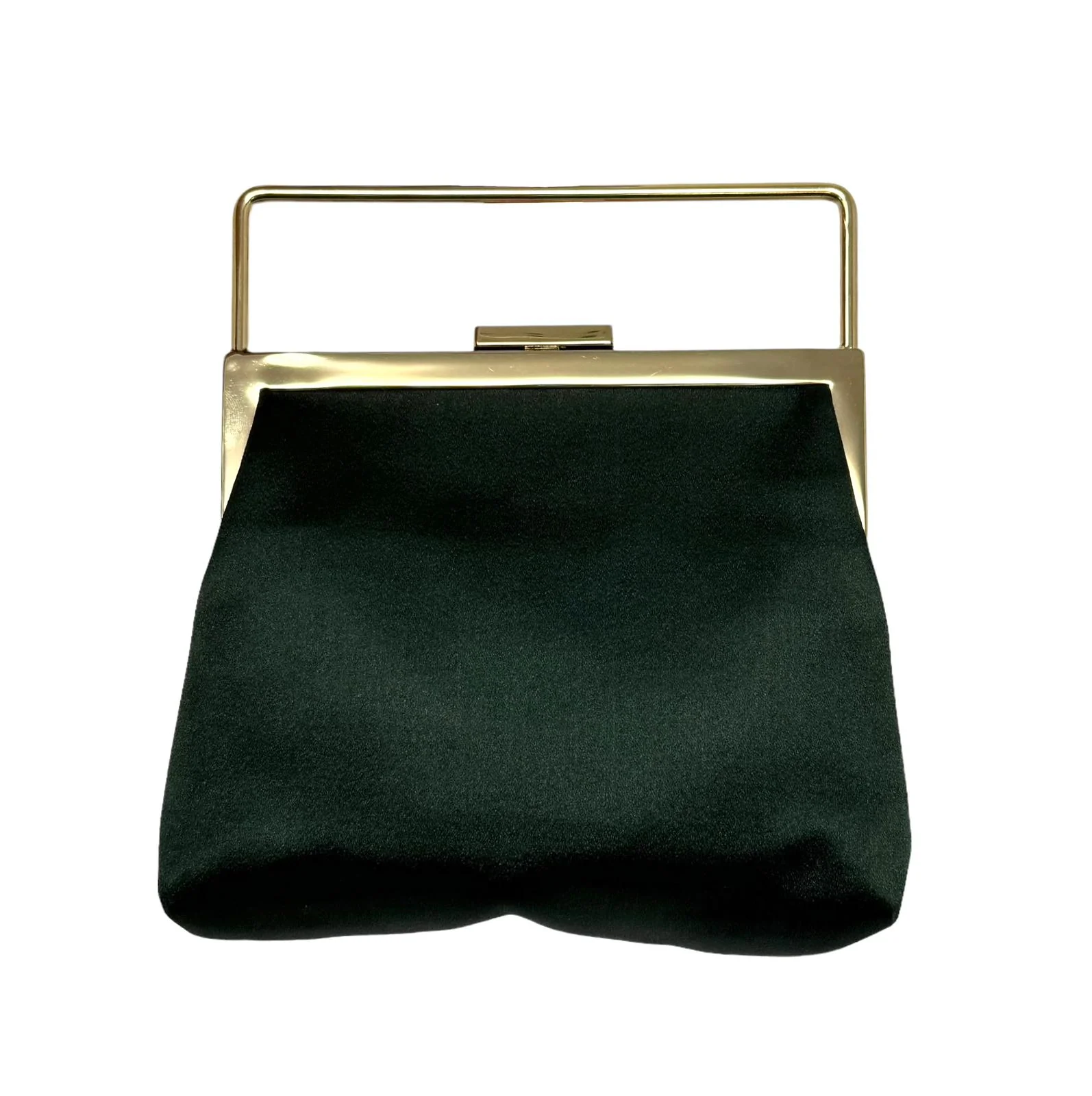 Gucci Green Satin Mini Top Handle - Image 2