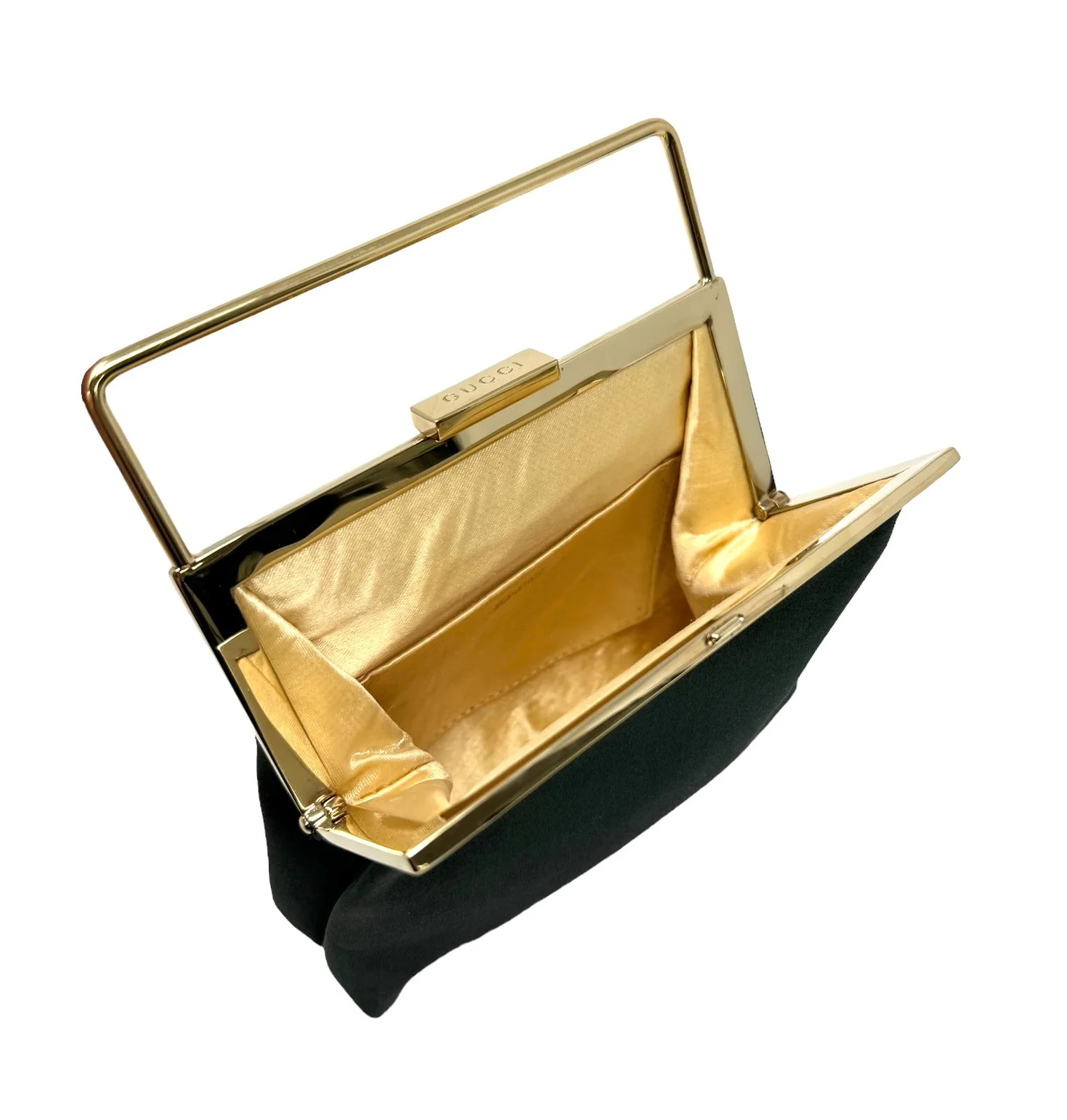 Gucci Green Satin Mini Top Handle - Image 4