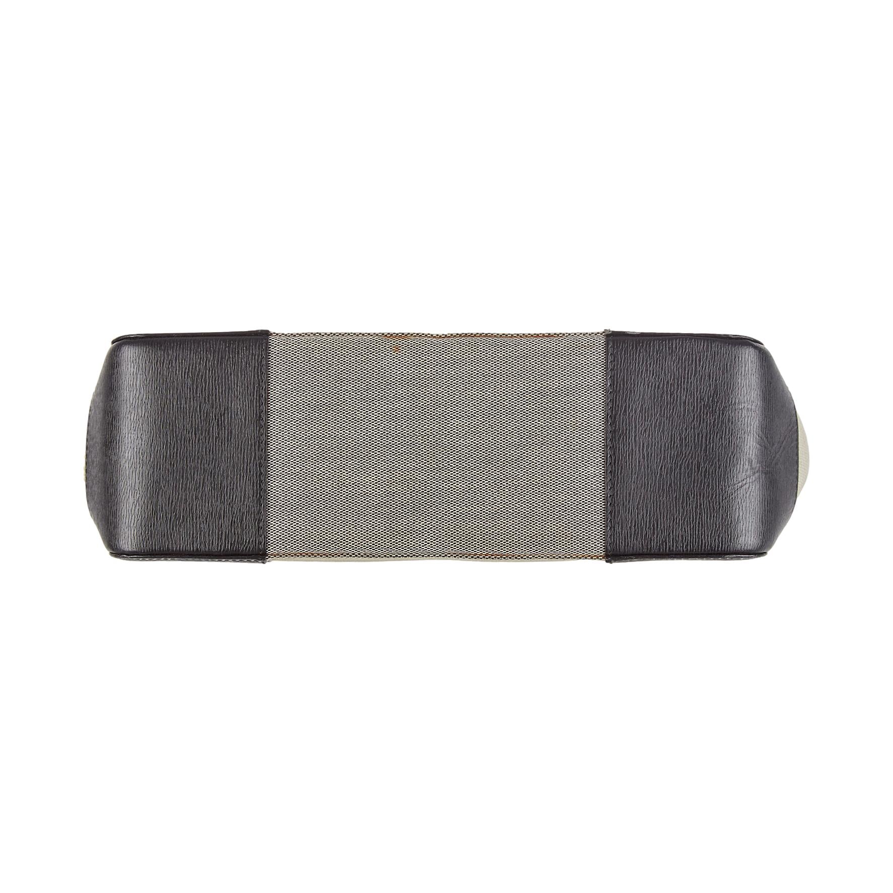 Gucci Grey Logo Top Handle Bag - Image 3