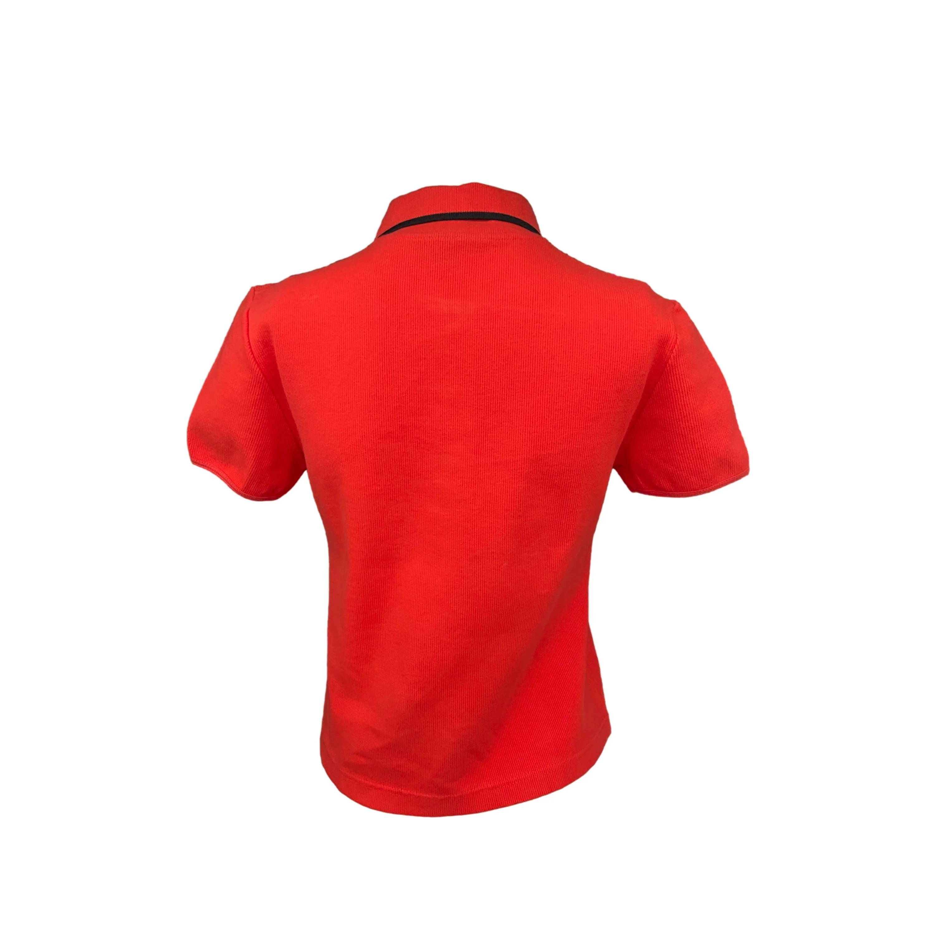 Gucci Orange Knit Logo Polo - Image 2
